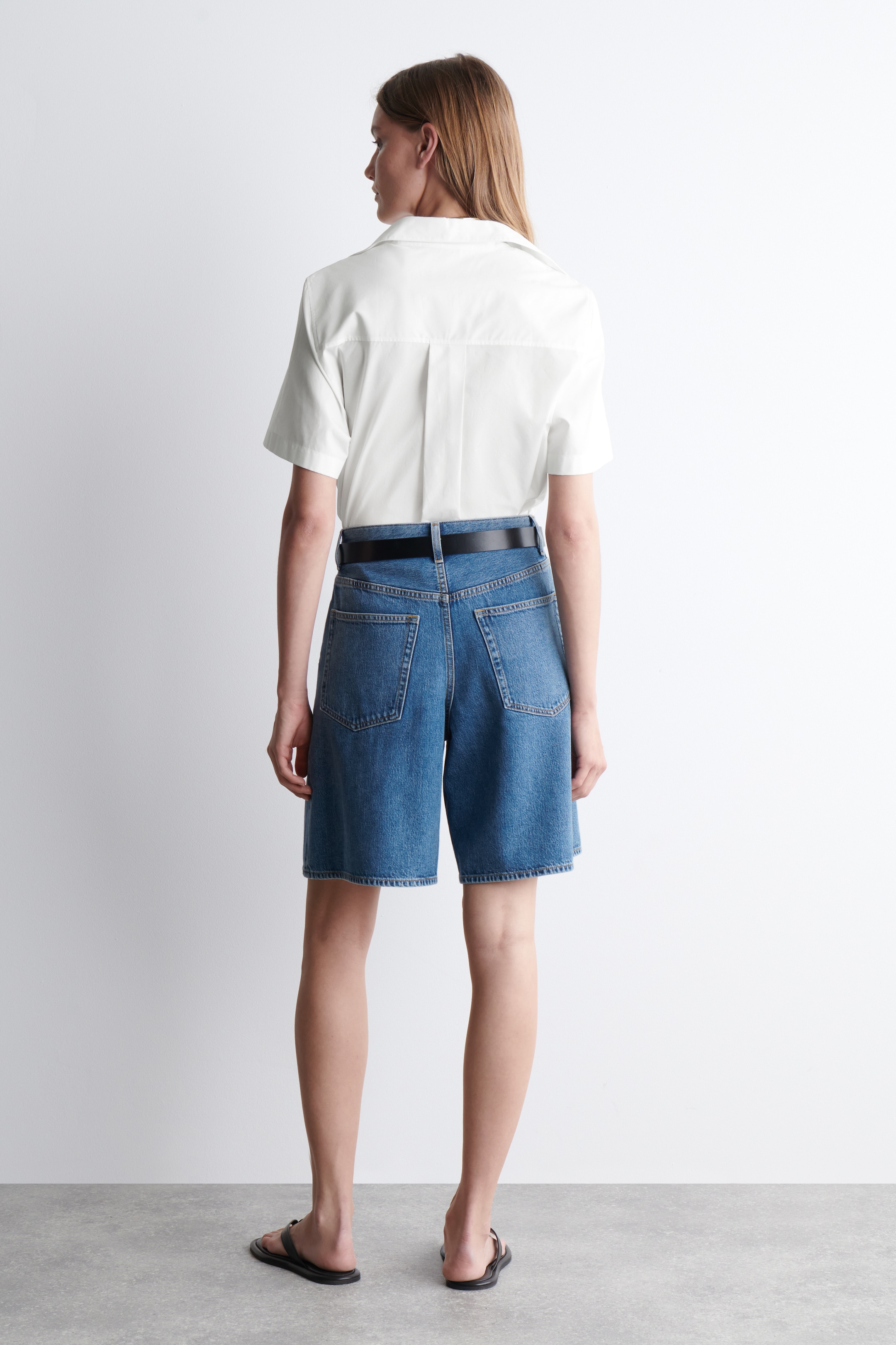 Grösseres Bild ansehen: JEANSSHORTS MIT WEITEM BEIN - Blau - DAMEN | H&M CH 3