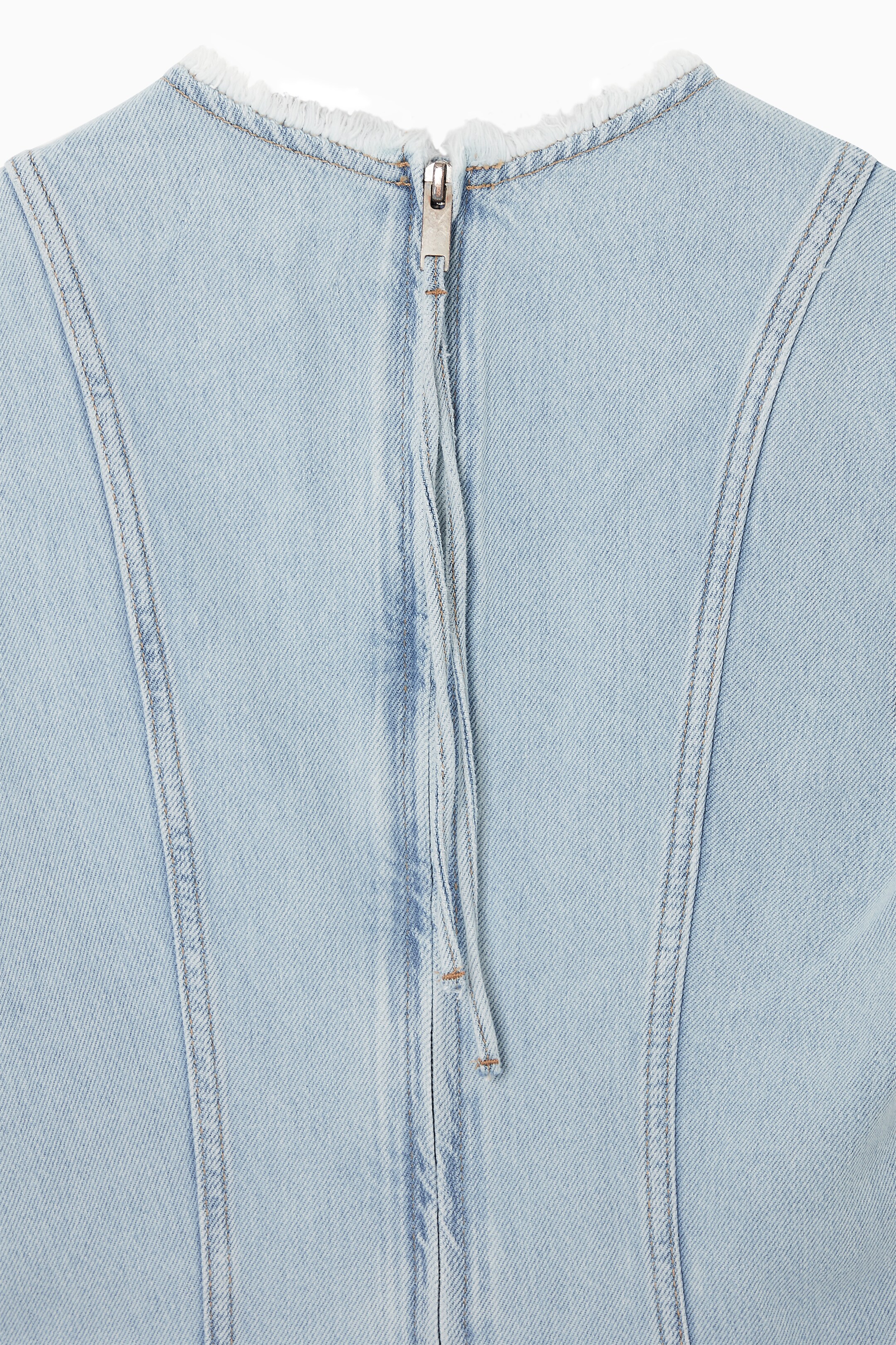Ingrandisci l'immagine: PANELLED DENIM MINI DRESS - LIGHT BLUE - DONNA | H&M CH 2