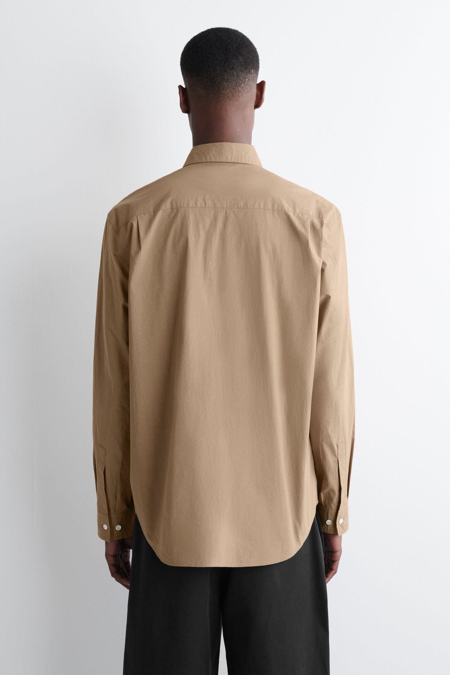 CAMASĂ LEJERĂ DIN BUMBAC PIMA-POPLIN - bej/ALBASTRU DESCHIS/ALB/ALBASTRU - 4