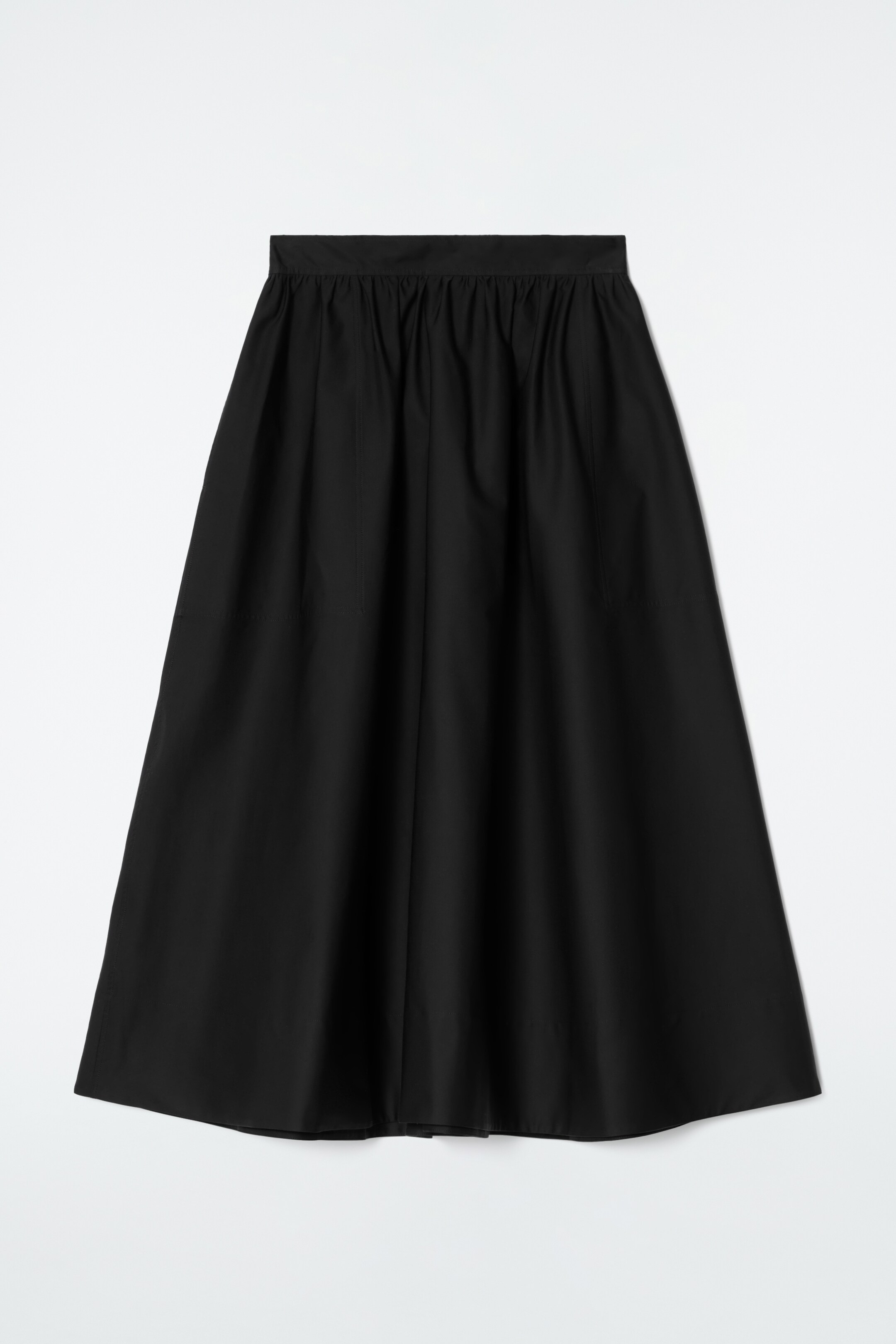 Agrandir l'image: JUPE MIDI TAILLE ÉLASTIQUÉE - NOIR - FEMME | H&M CH 5