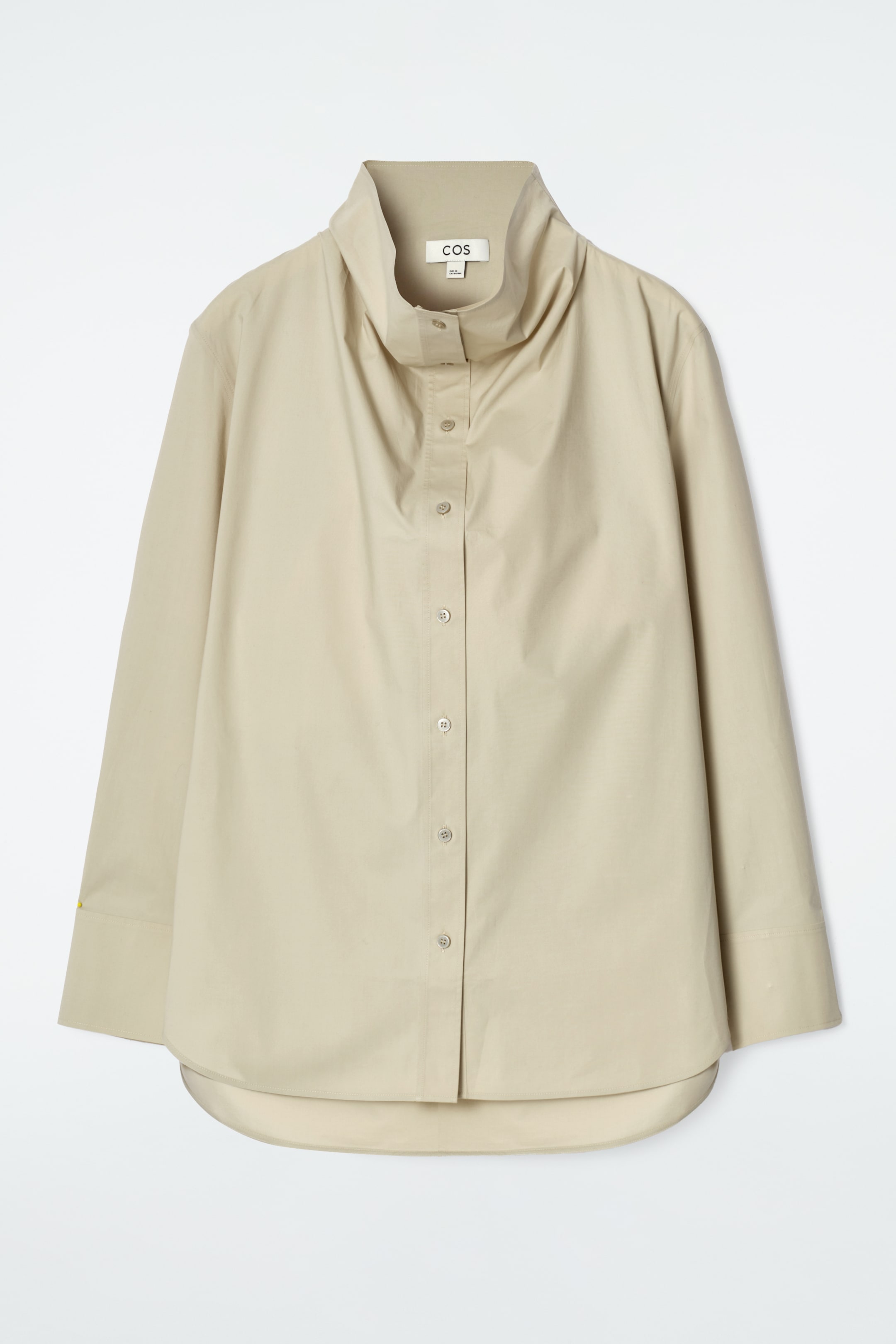 Zobacz większy obraz: KOSZULA Z WYSOKIM KOŁNIERZYKIEM – RELAXED FIT - KHAKI - ONA | H&M PL 6