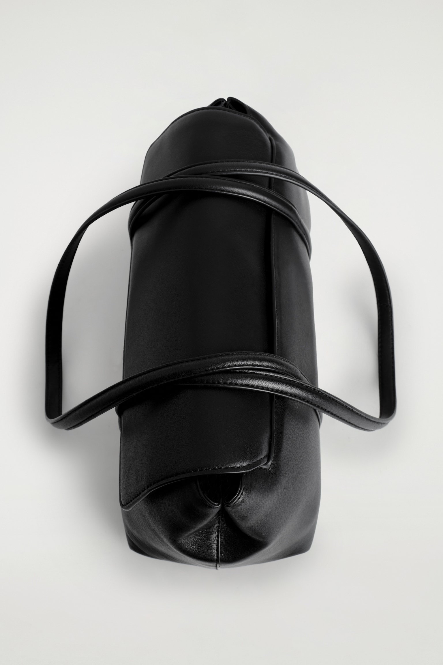 GEANTĂ NOUVEAU DE UMĂR - PIELE - NEGRU - 5