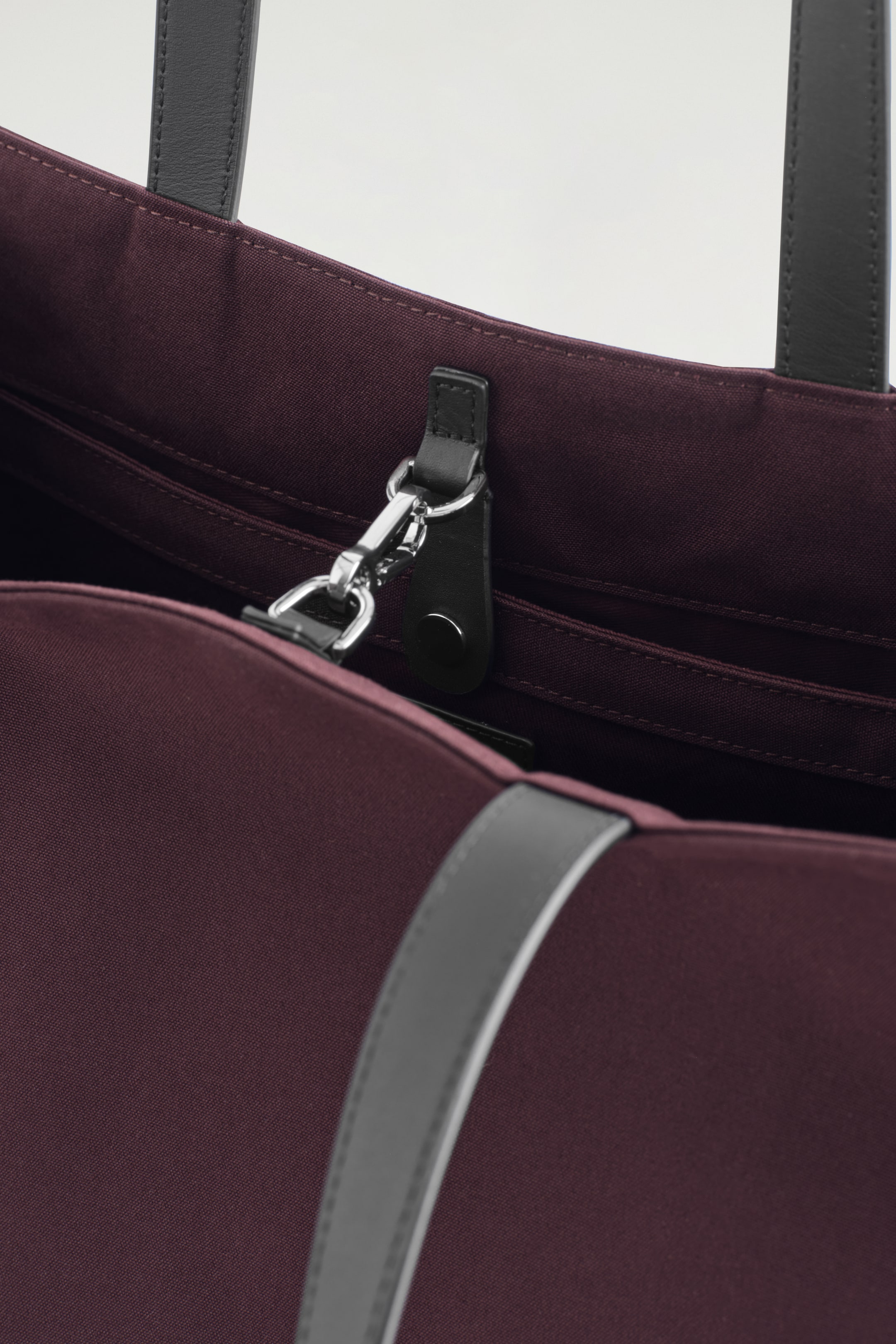 Grotere afbeelding bekijken: GALLERY TOTE-TAS - CANVAS - PRUIM - DAMES | H&M BE 5