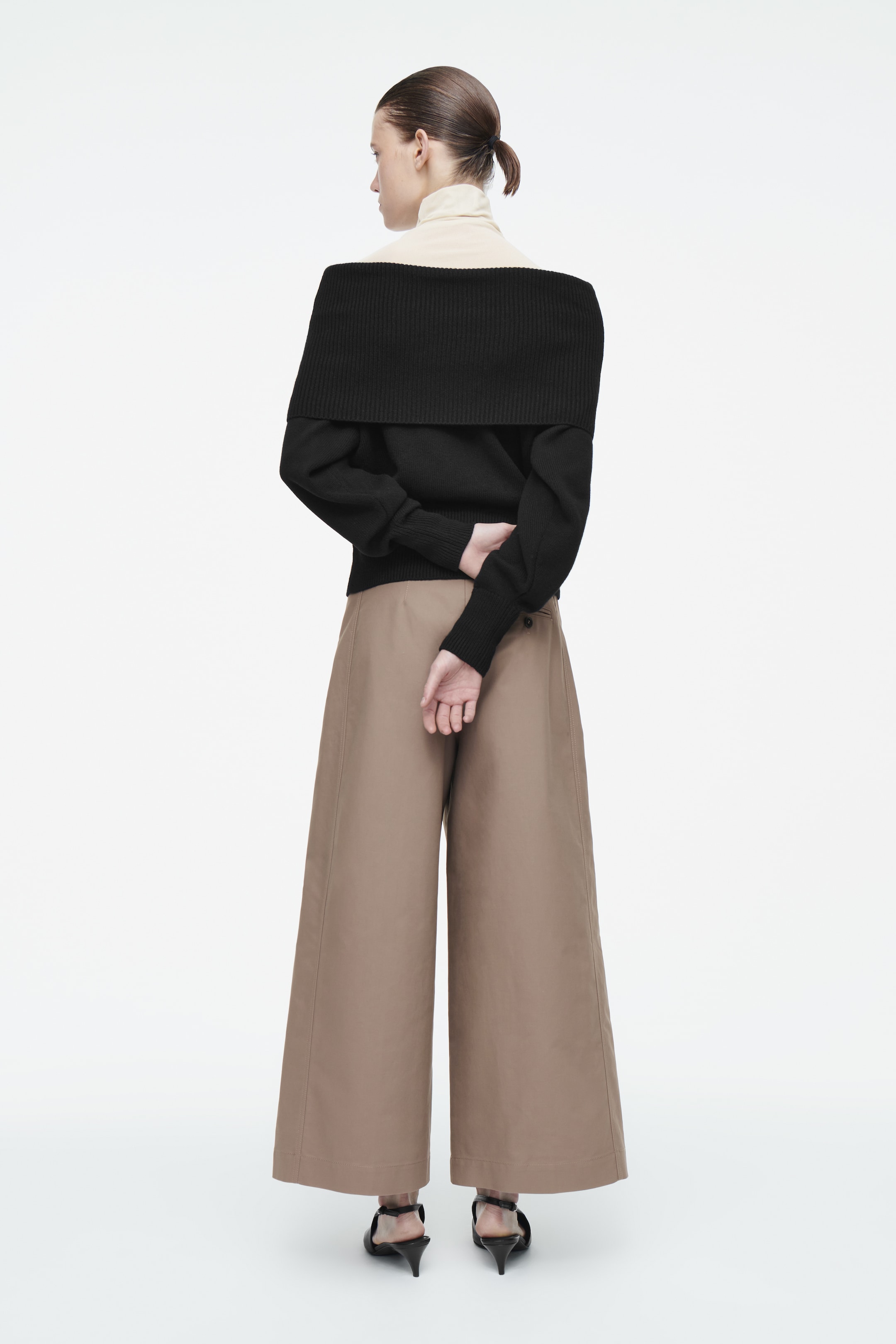 View larger image: EXAGGERATED COTTON CULOTTES - MOLE - Ladies | H&M GB 3