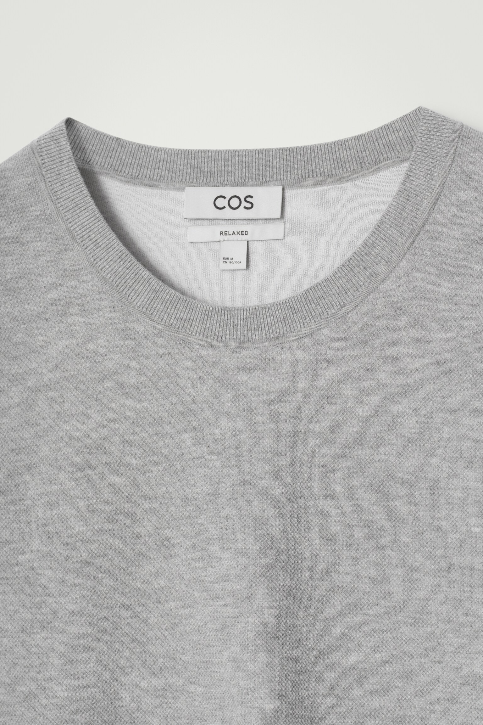 CANOTTA IN MAGLIA DOPPIATA - GRIGIO MÉLANGE/BLU NAVY - 6
