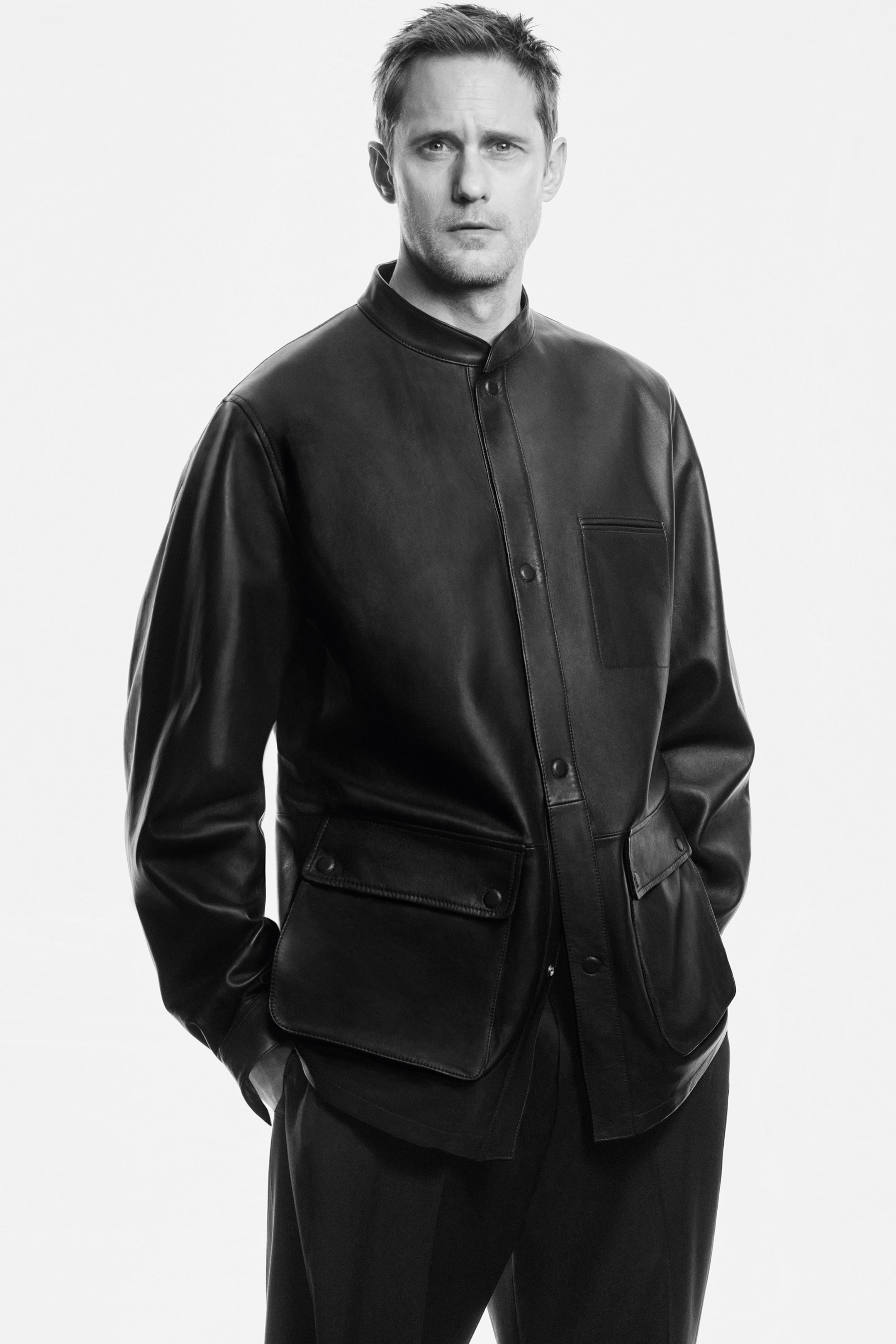 BURNISHED NAPPA LEATHER JACKET