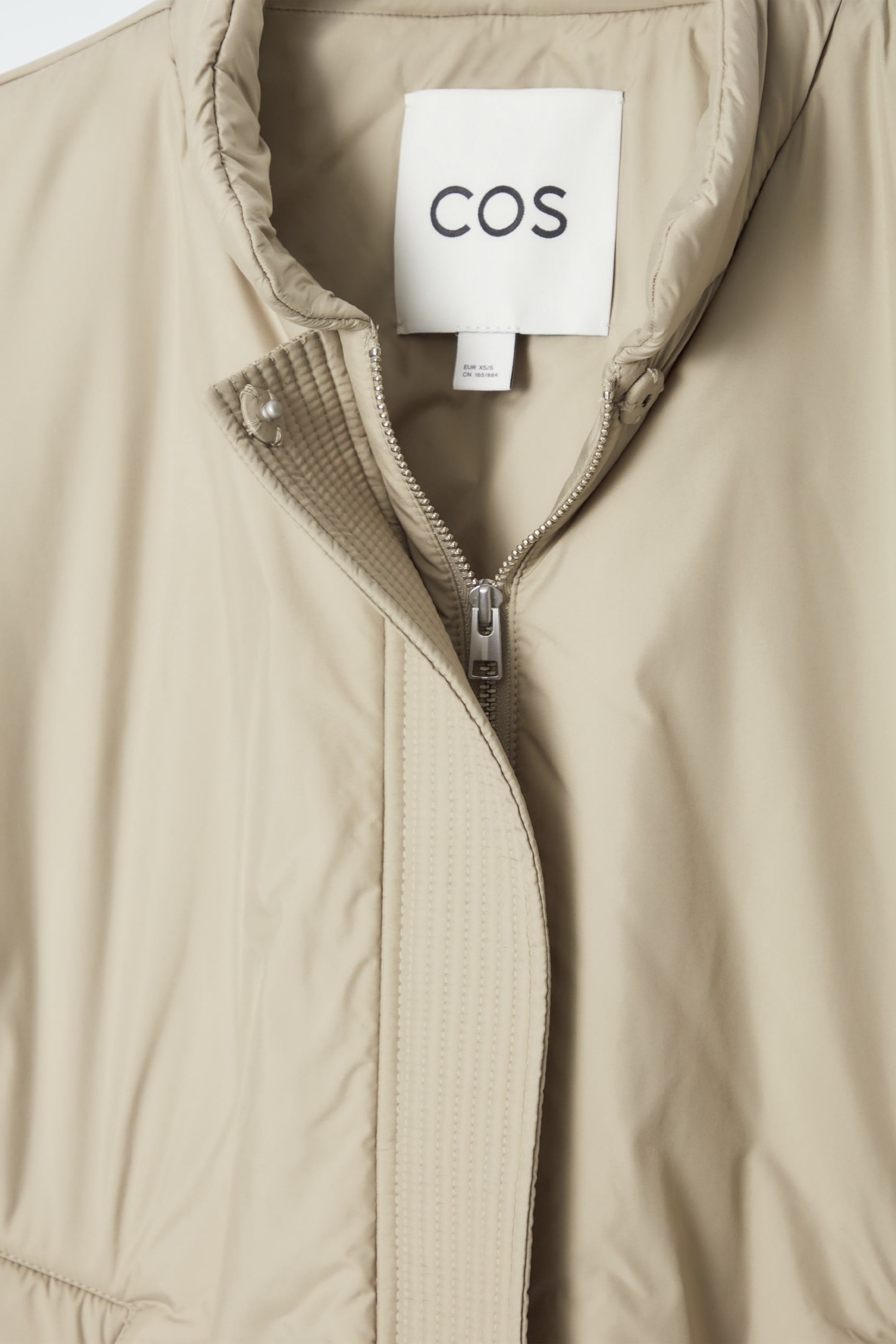 View larger image: CROPPED PADDED HYBRID GILET - BEIGE - Ladies | H&M GB 2