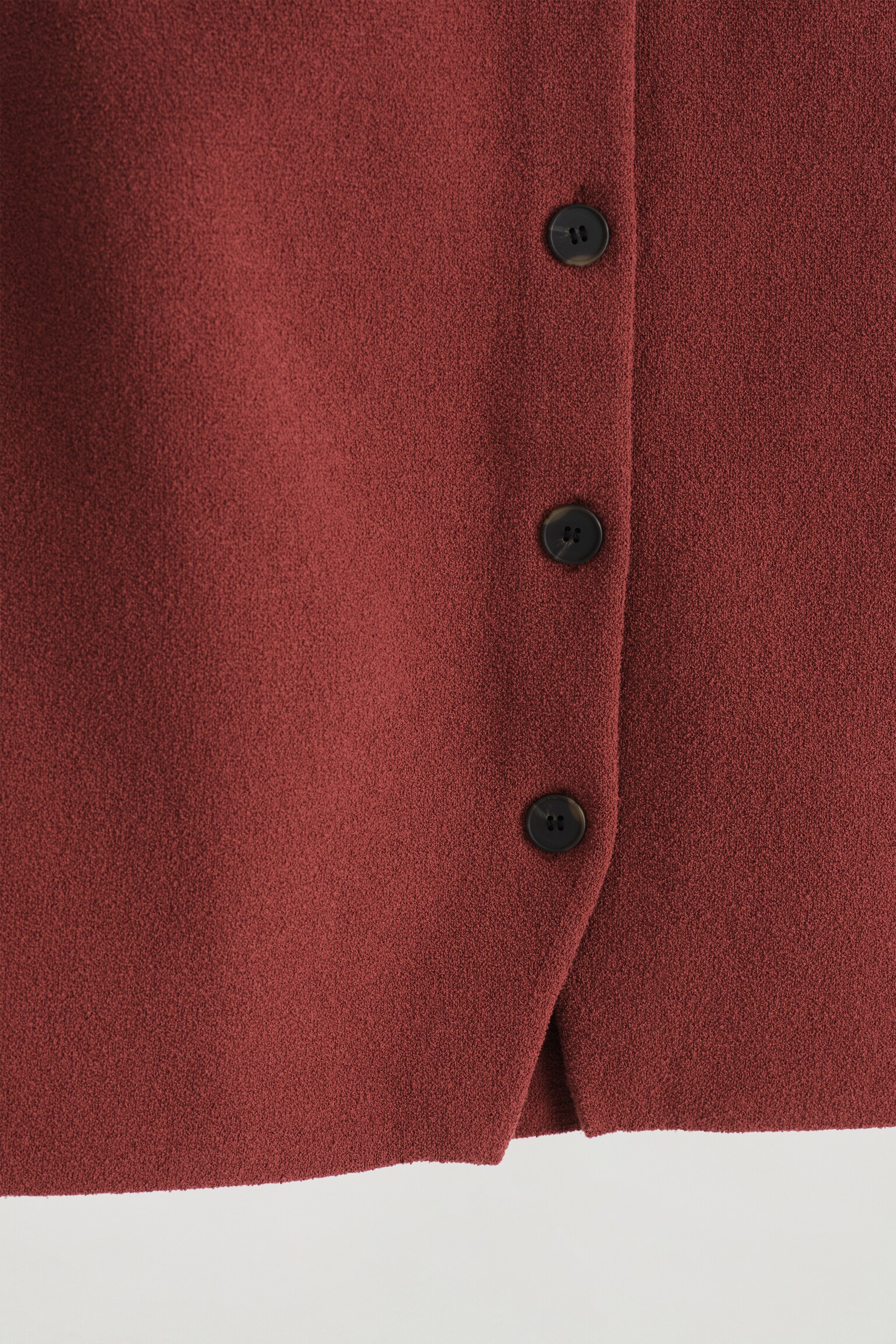 CHALECO DE PUNTO DE ALGODÓN - ROJO OSCURO/MARRÓN OSCURO/MARFIL/VERDE - 7
