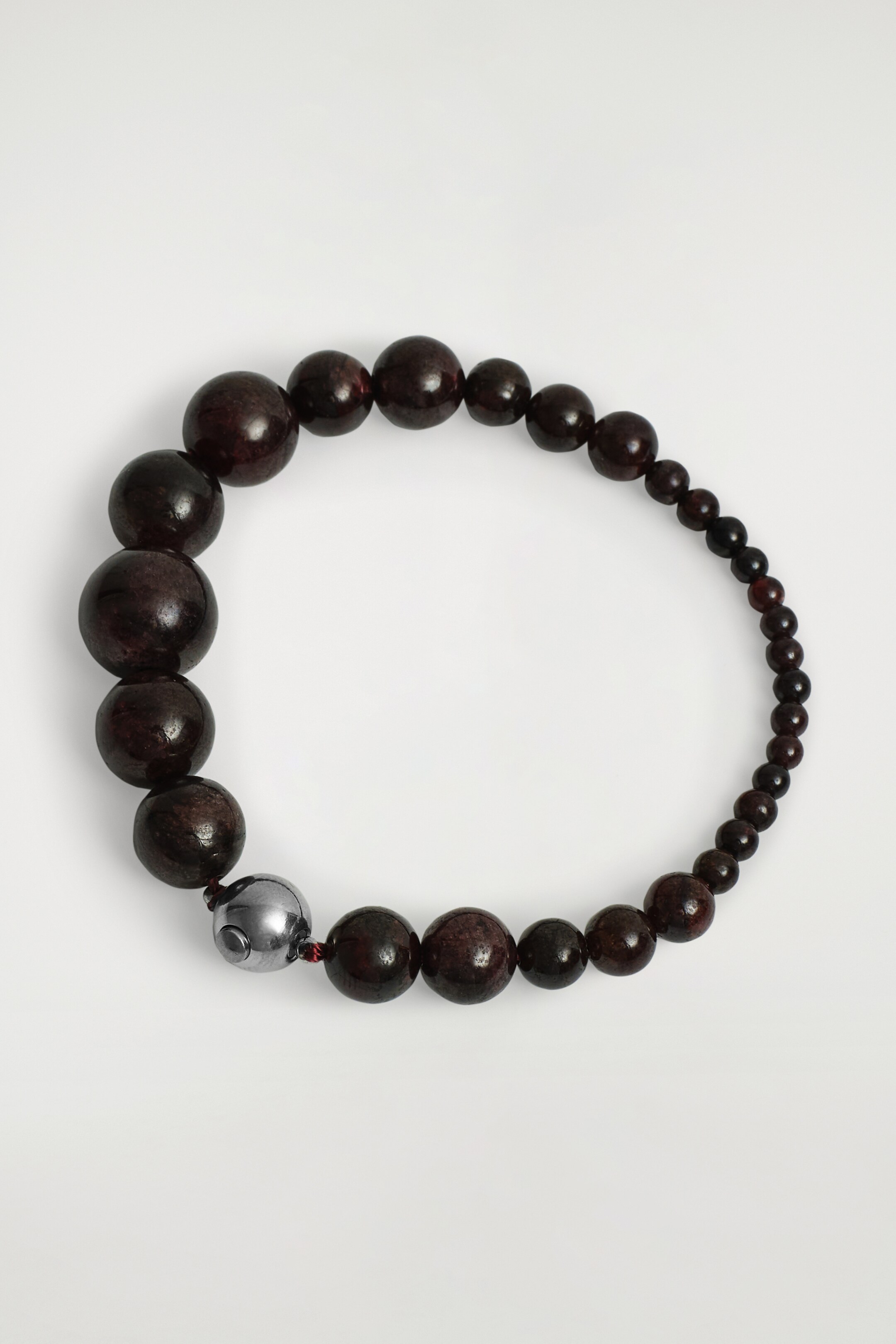 Ver imagem maior: Pulseira de Contas de Granada - CASTANHO ESCURO - SENHORA | H&M PT 2