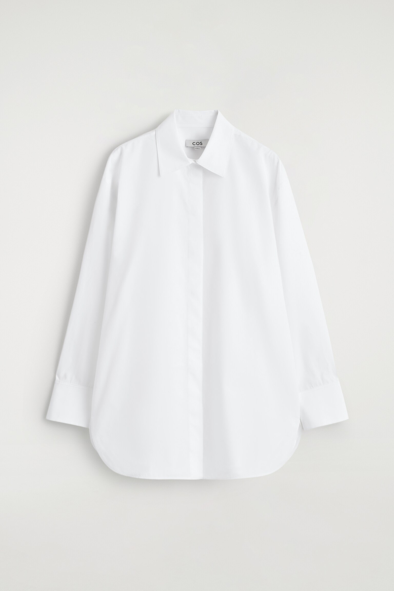 CHEMISE HABILLÉE EN COTON - BLANC/BLEU MARINE - 2