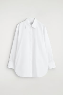 TAILORED COTTON SHIRT — WHITE 8