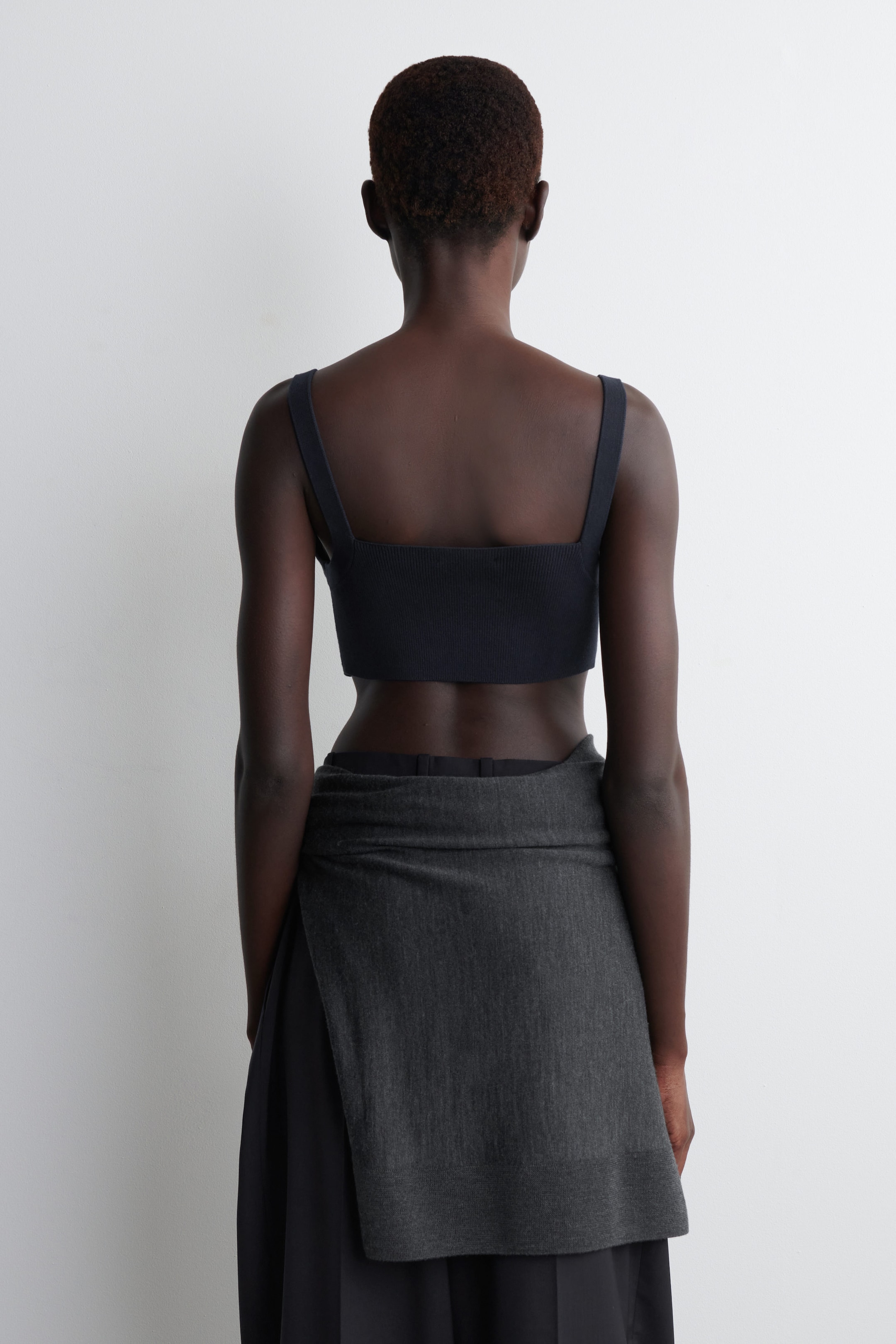KNITTED COTTON BRALETTE