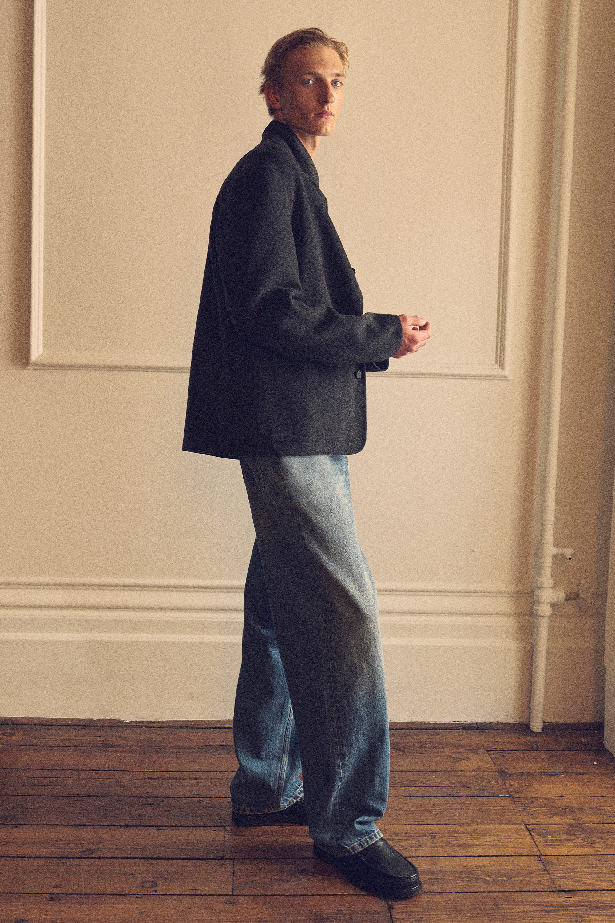RIDER STRAIGHT-LEG JEANS - FADED BLUE | COS