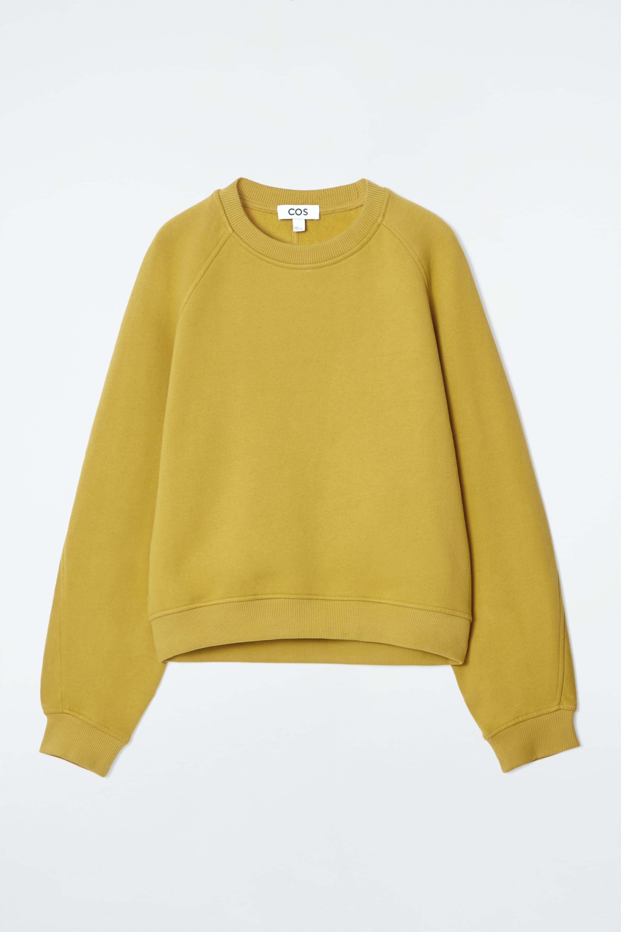 Grösseres Bild ansehen: BAUMWOLLJERSEY-SWEATSHIRT MIT KOKONSILHOUETTE - Senffarben - DAMEN | H&M CH 7