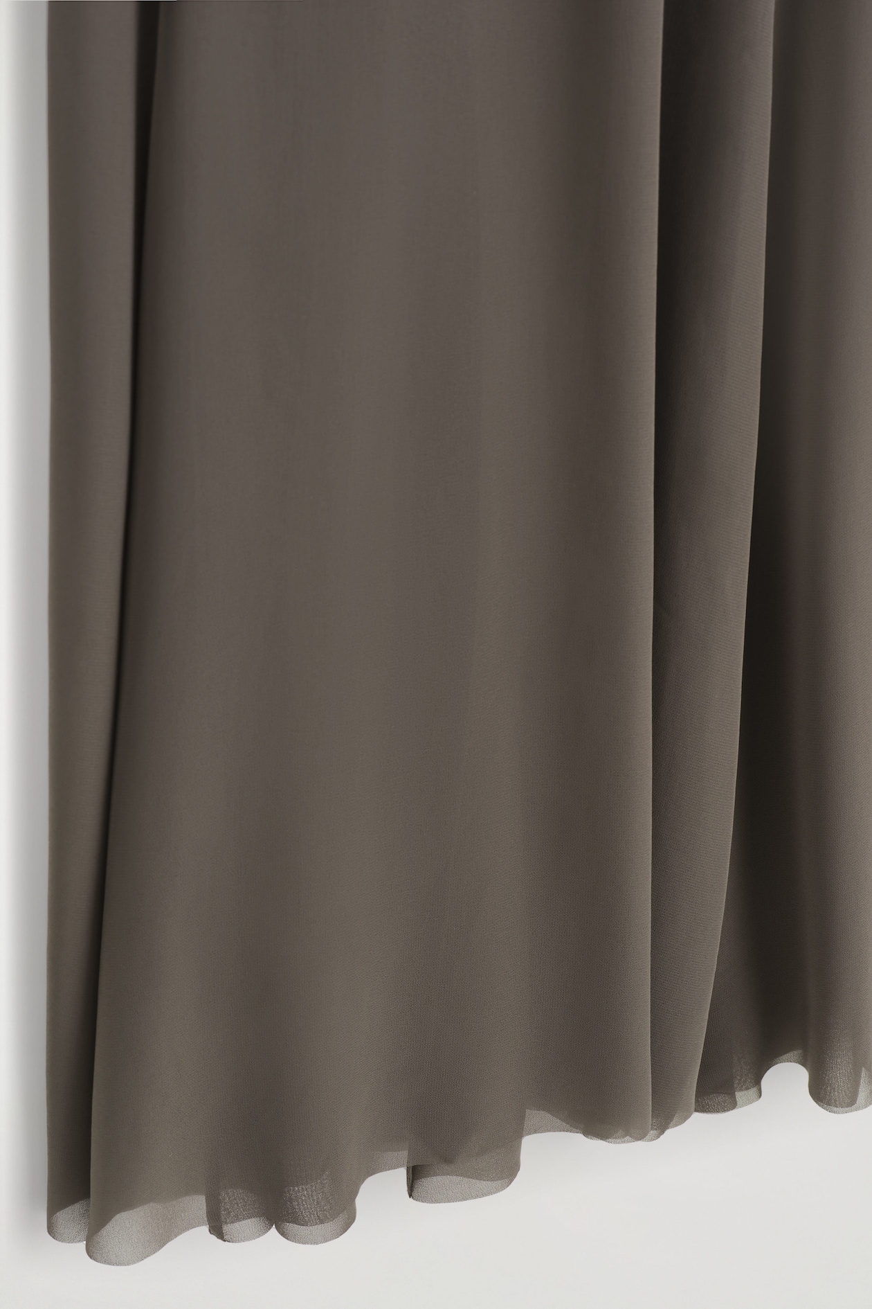 SHEER MAXI SKIRT — STONE