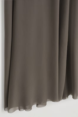 SHEER MAXI SKIRT — STONE 1