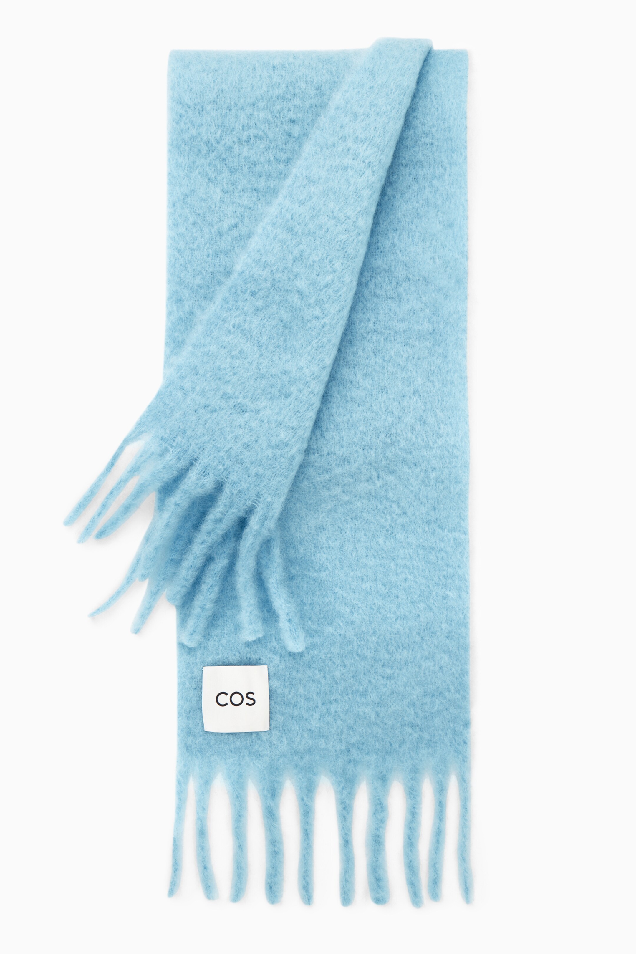 View larger image: OVERSIZED MOHAIR-BLEND SCARF - TURQUOISE - Ladies | H&M GB 3