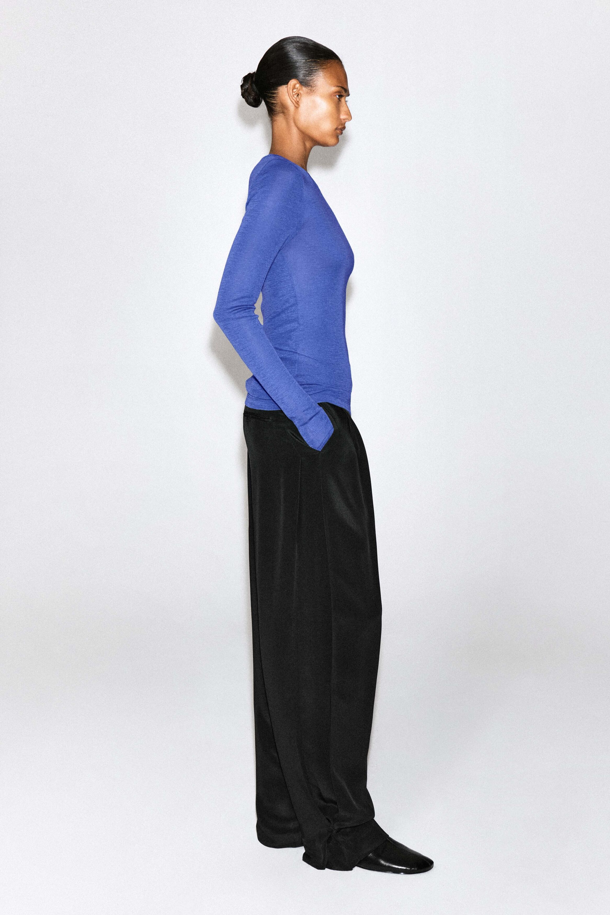 SLIM MERINO WOOL TOP thumbnail 4
