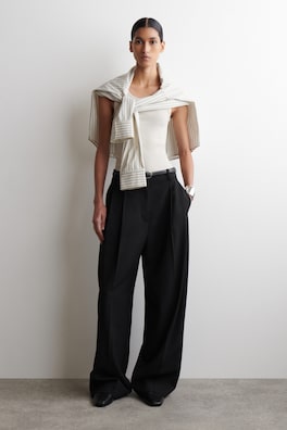 RIBBED COTTON TANK TOP — LIGHT BEIGE / UNDYED 2
