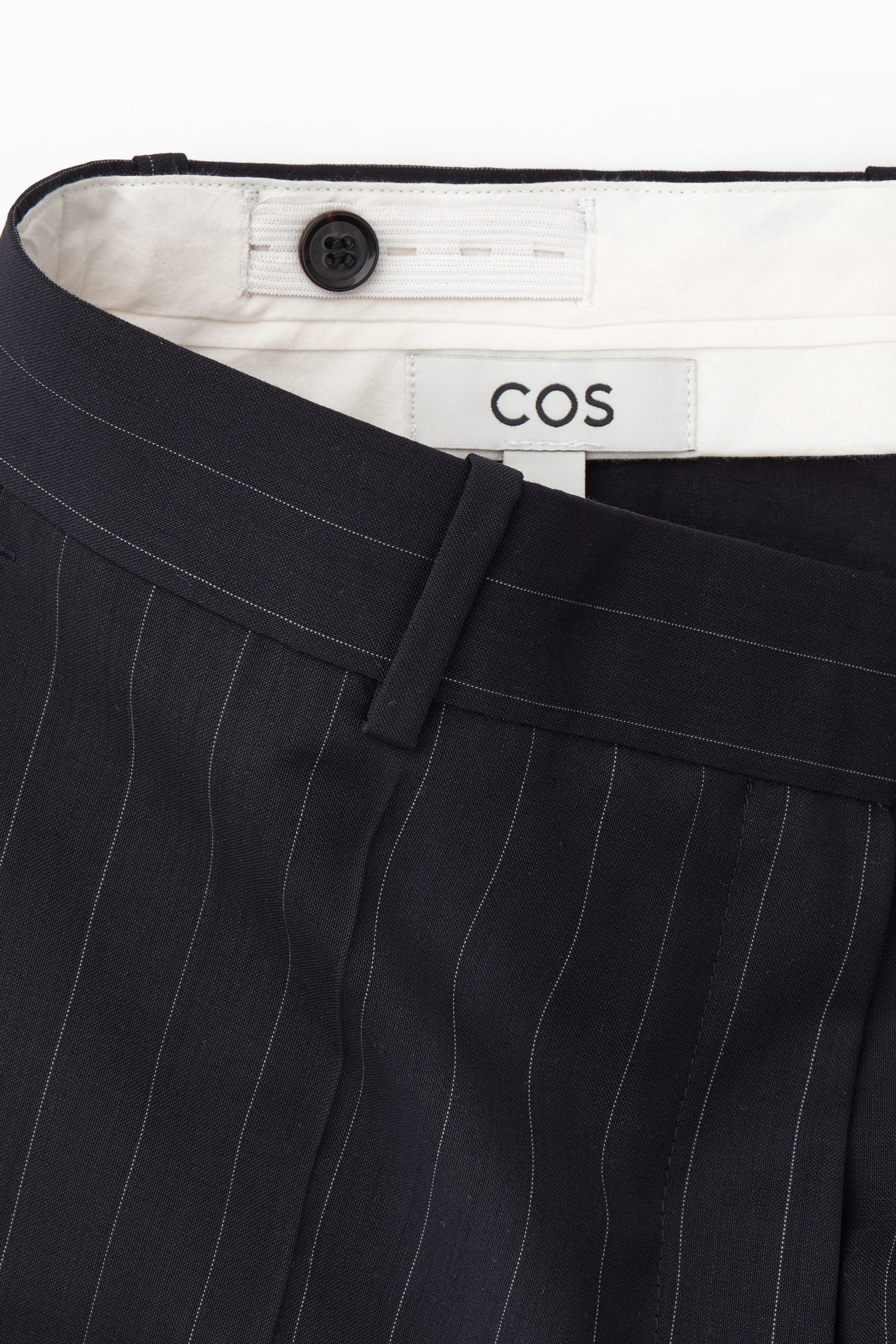 View larger image: REGULAR FLARED WOOL TROUSERS - NAVY - Ladies | H&M GB 2