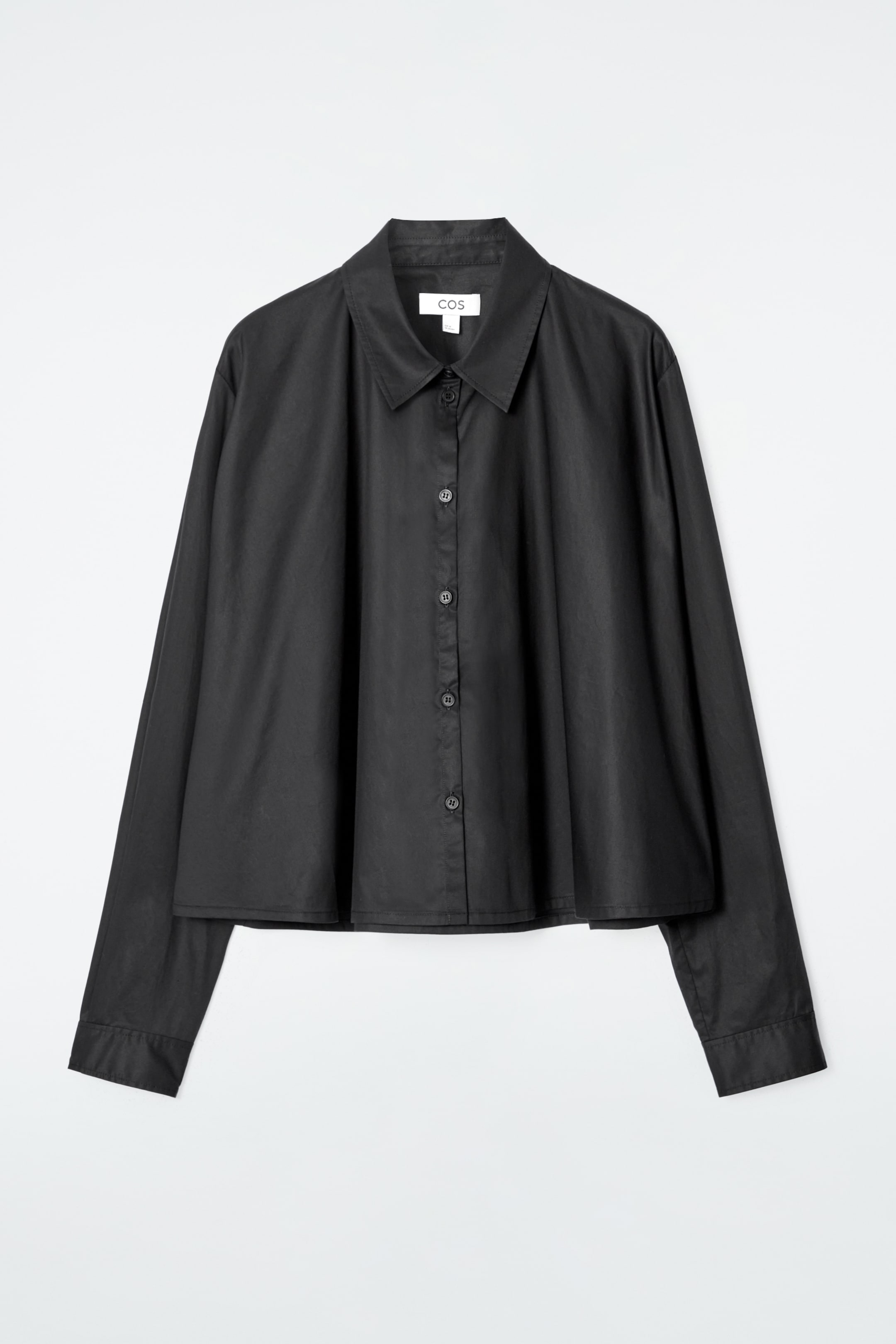 Agrandir l'image: CHEMISE DÉCONTRACTÉE ÉVASÉE EN COTON - NOIR - FEMME | H&M CH 6