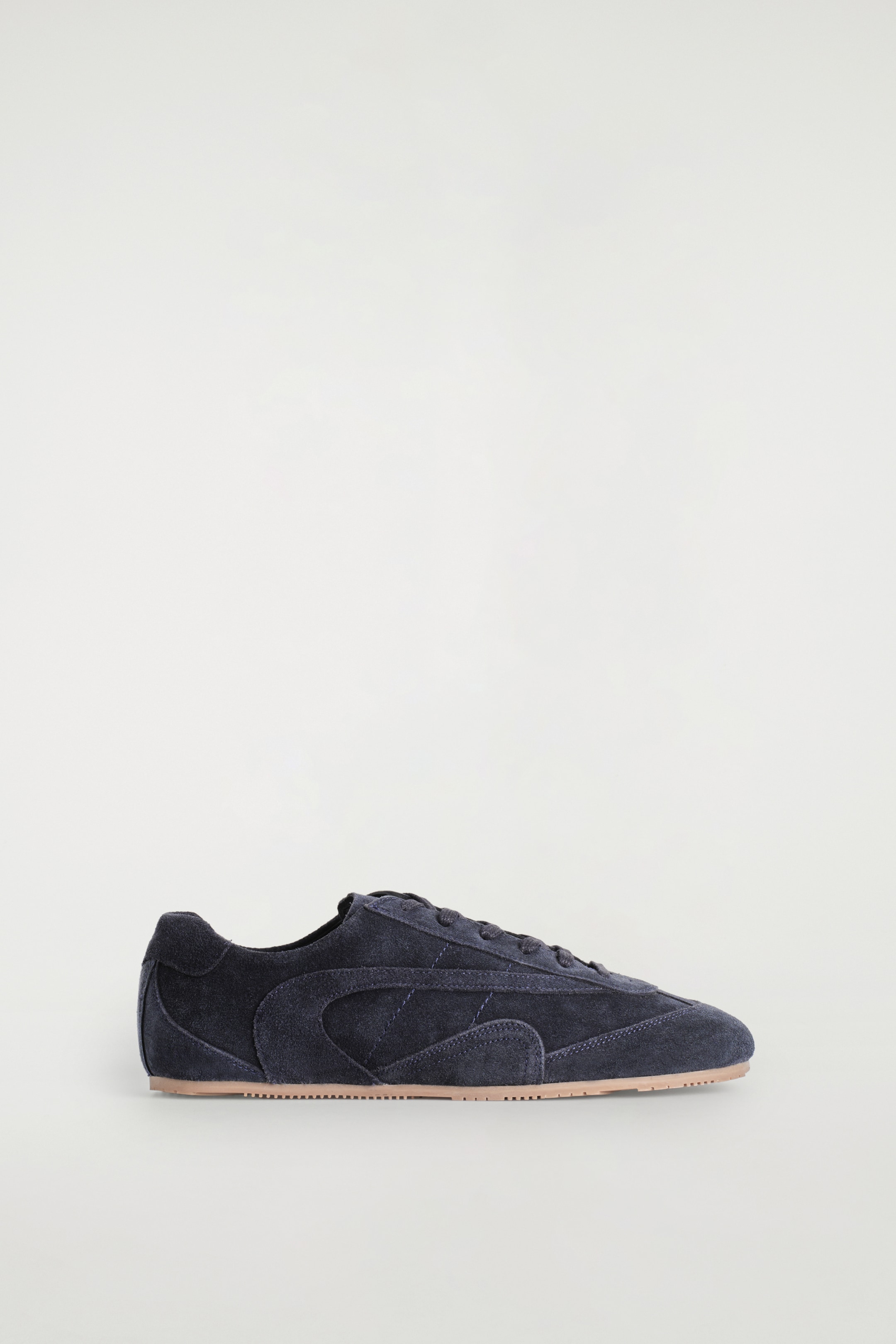 Visualizza immagine più grande: SNEAKERS MINIMAL IN PELLE SCAMOSCIATA - BLU ACCIAIO - UOMO | H&M IT 4