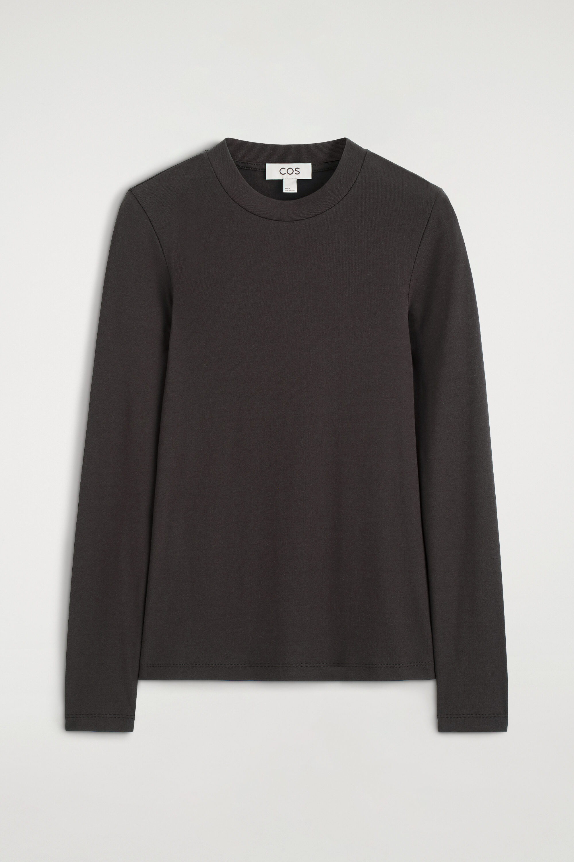 Crepe-jersey Long-sleeved T-shirt