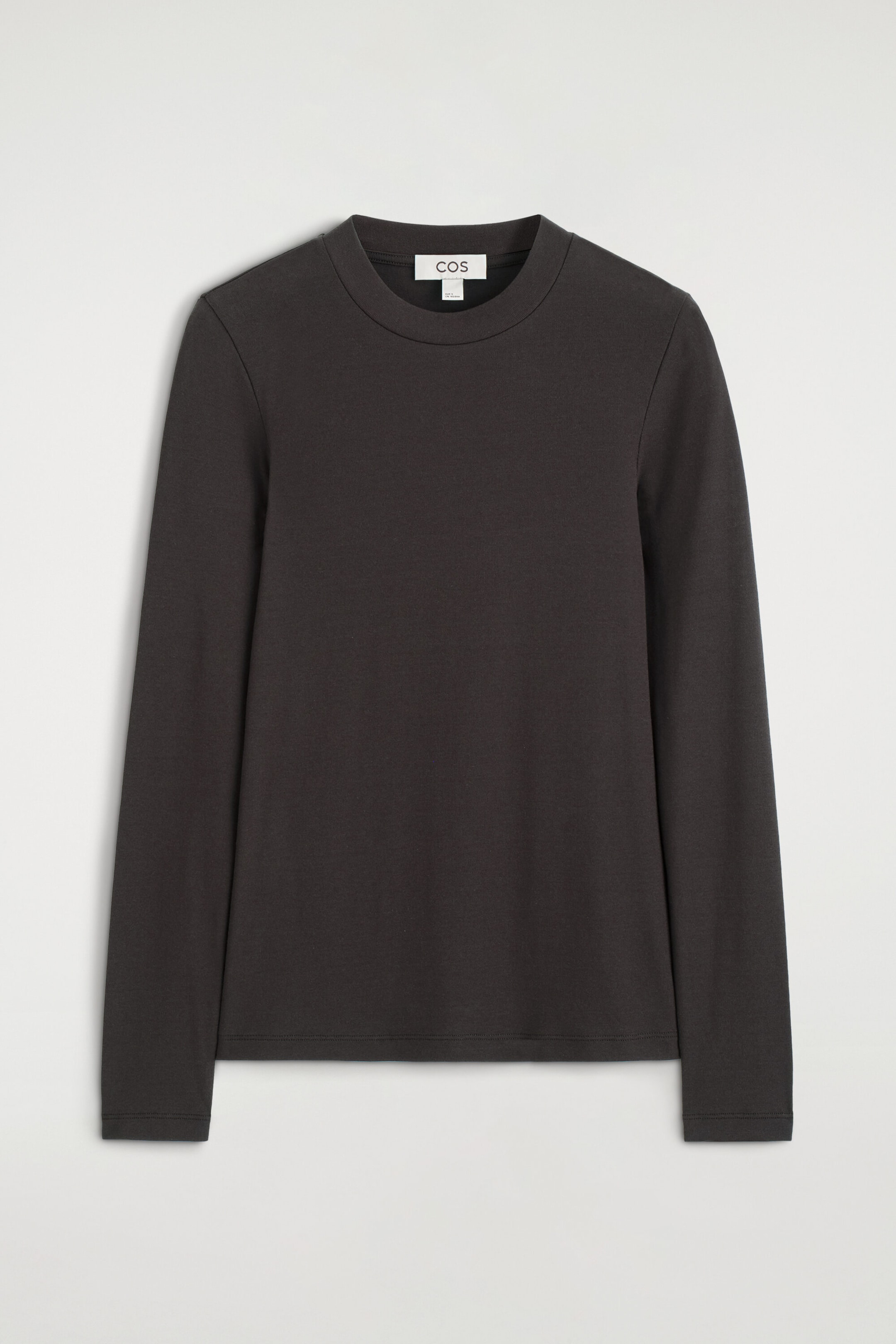 CREPE-JERSEY LONG-SLEEVED T-SHIRT
