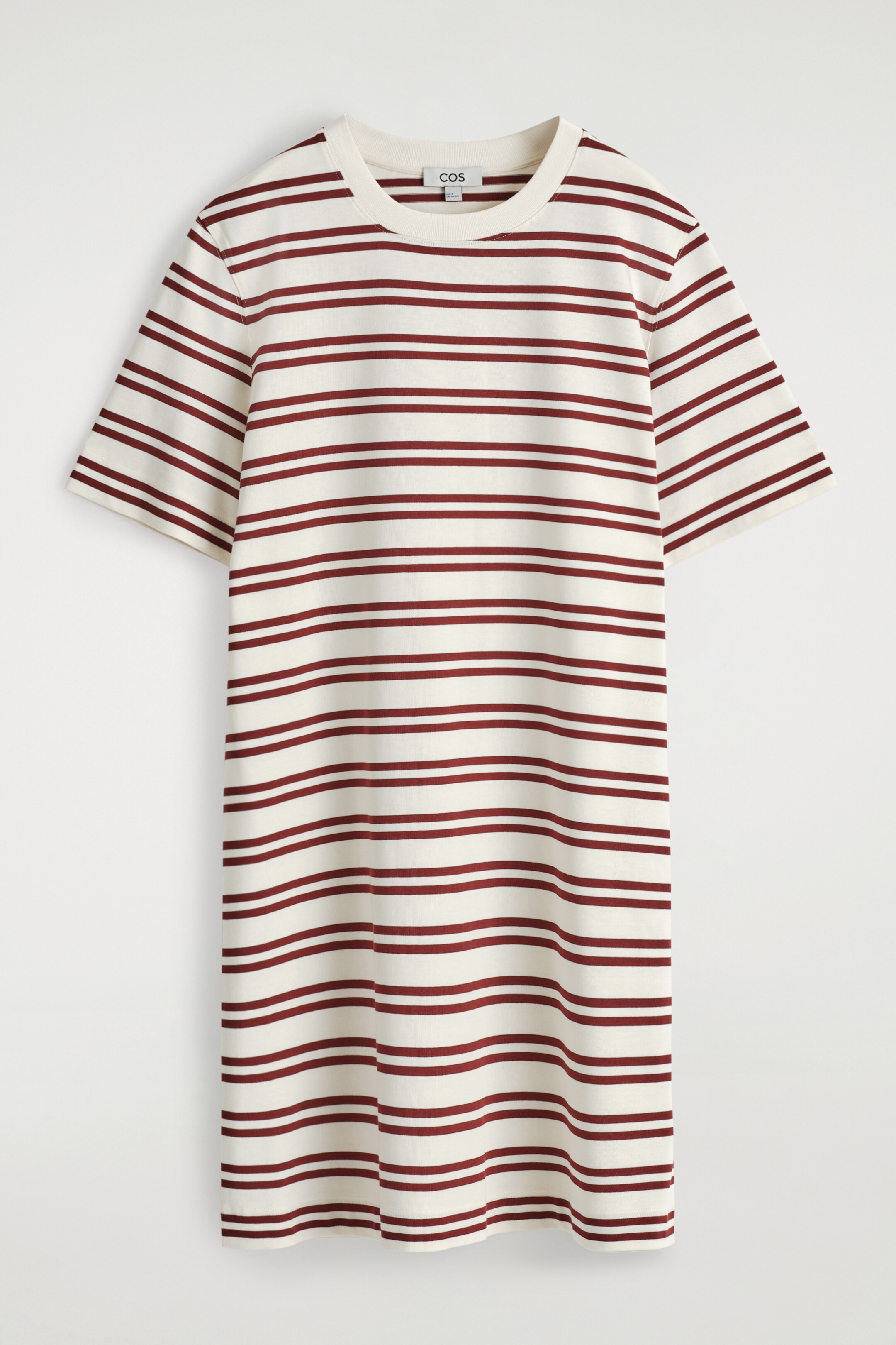 Vezi imaginea mai mare: ROCHIE MINI DIN BUMBAC TIP TRICOU - ALB / ROȘU / CU DUNGI - FEMEI | H&M RO 5
