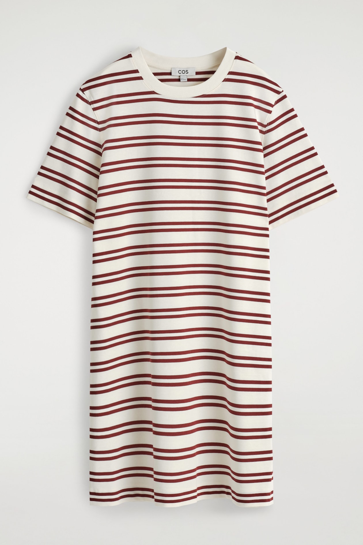 cos striped t shirt dress COS Striped Cotton T-Shirt Dress
