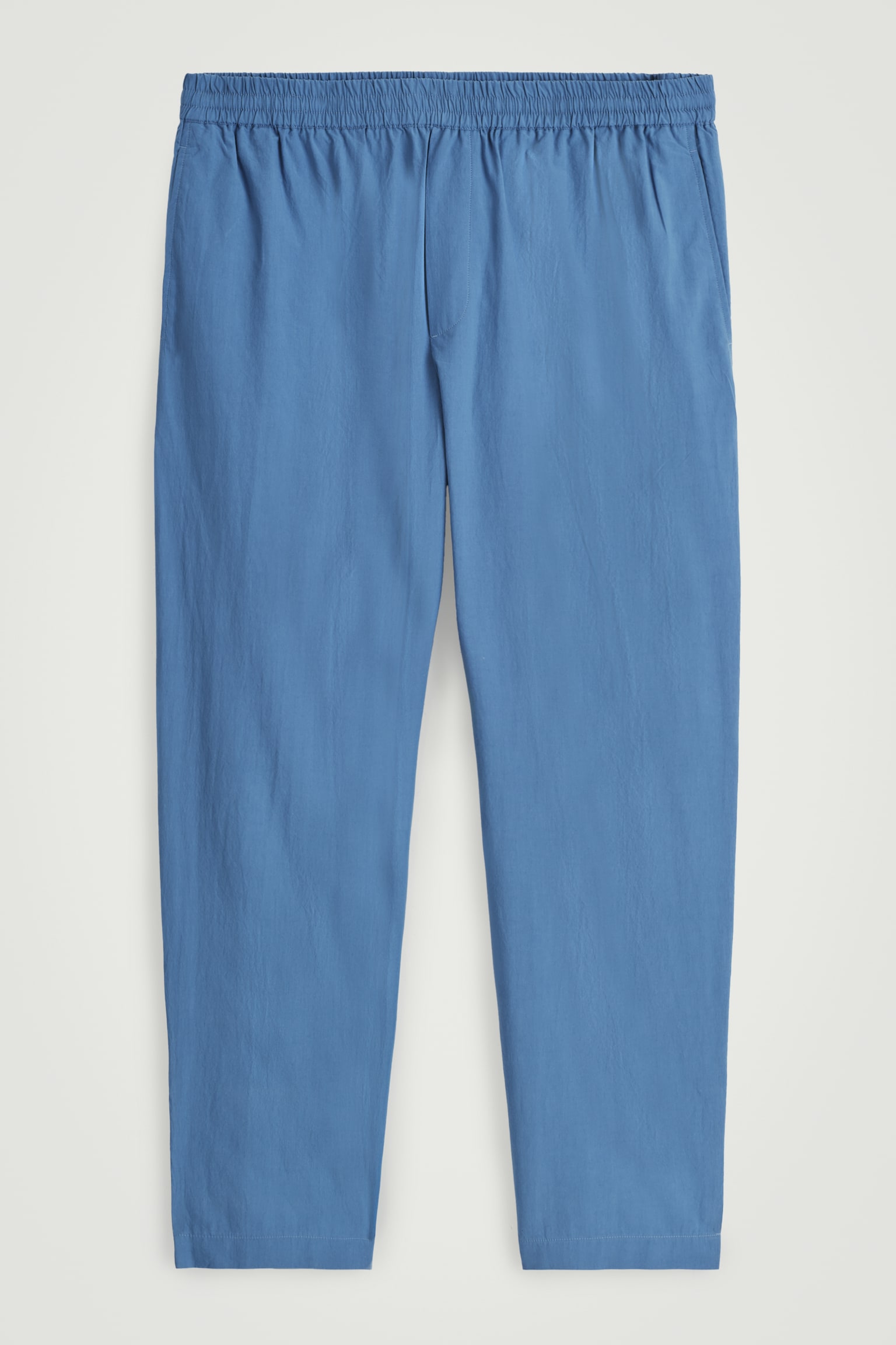 SCHMAL ZULAUFENDE BAUMWOLLHOSE - Blau/BEIGE - 2