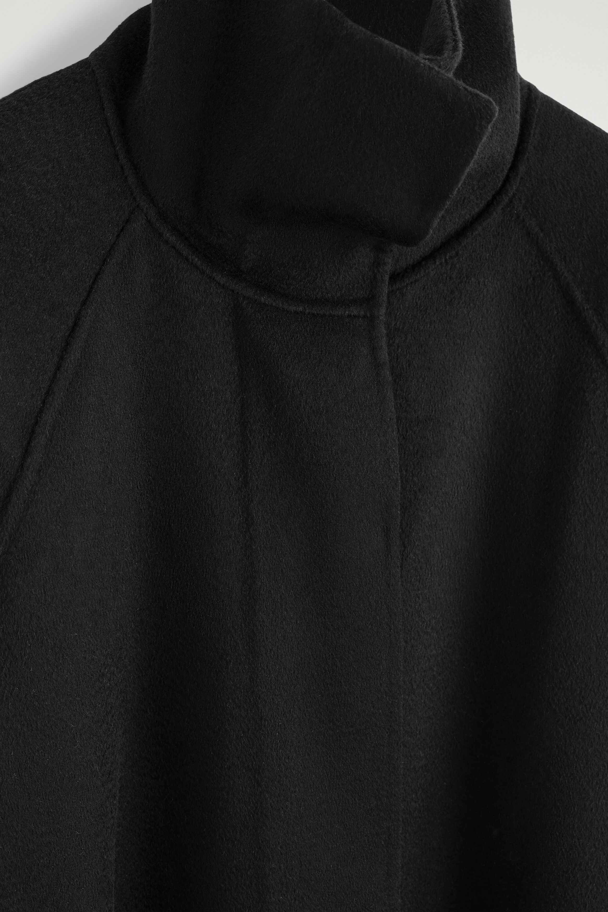 BELTED DOUBLE-FACED CASHMERE COAT - BLACK | COS US