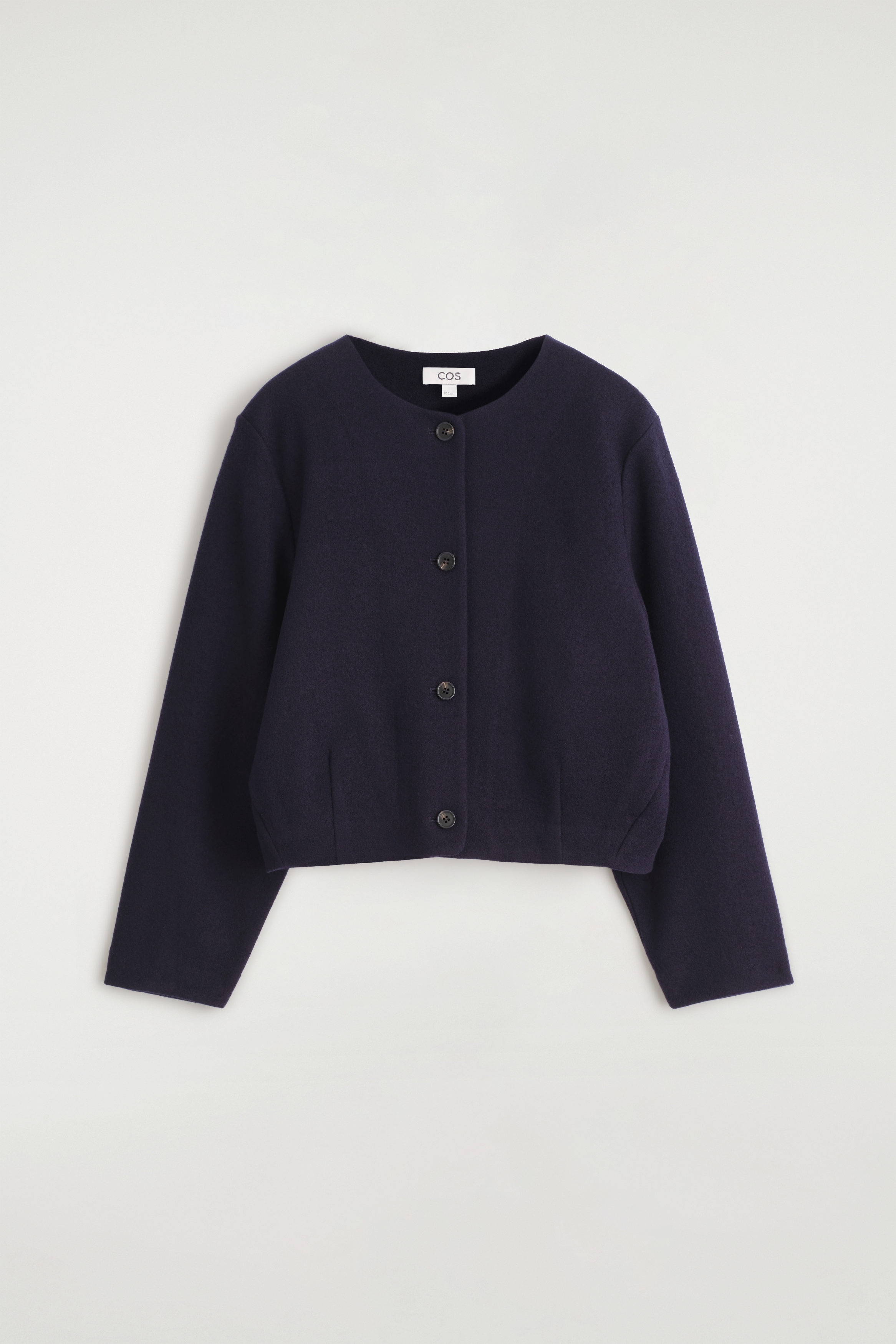 THE CROPPED BOLERO JACKET - BLACK | COS