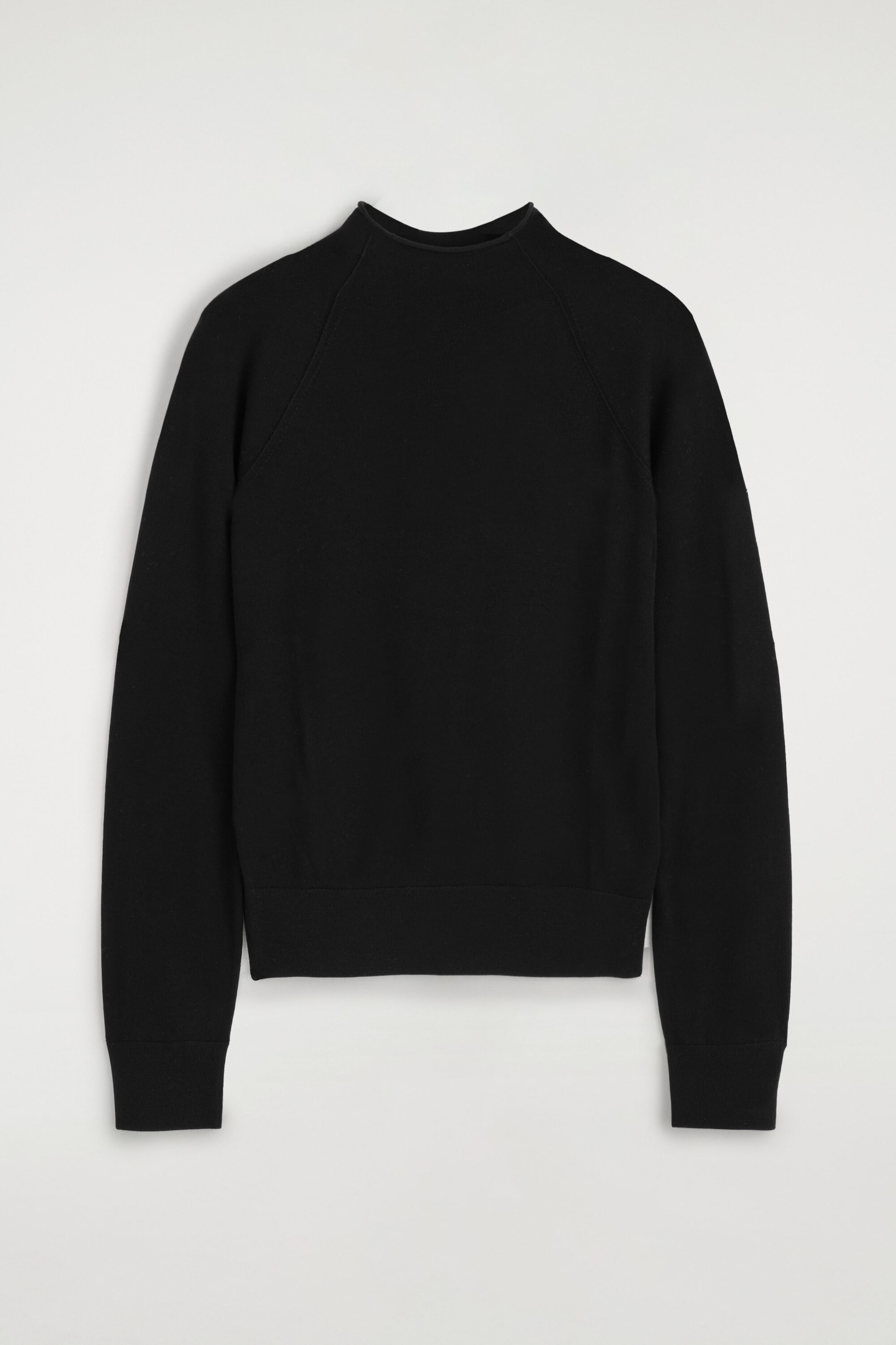MERINO WOOL FUNNEL-NECK SWEATER