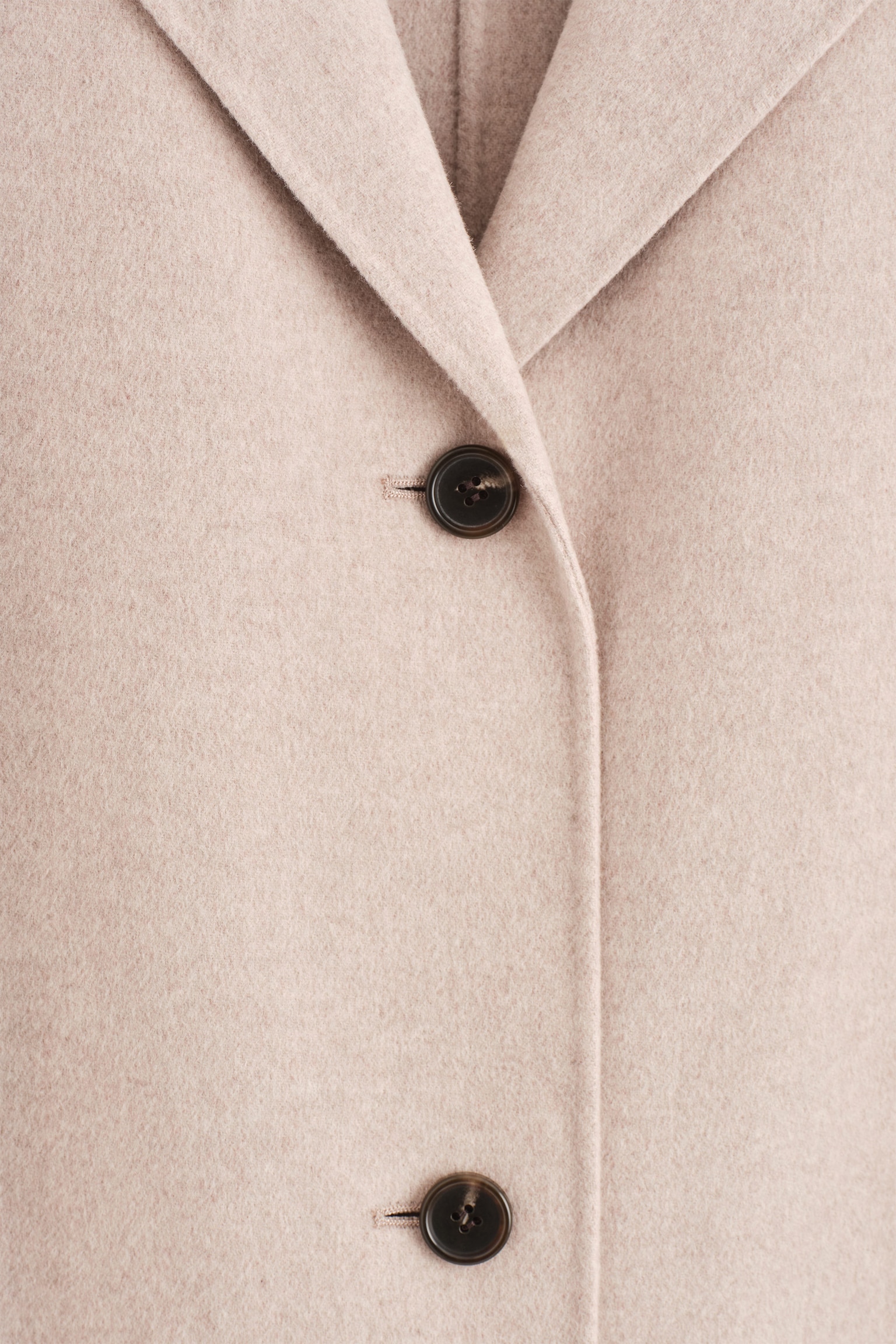 Sophie Short Wool Blend Coat Light Beige