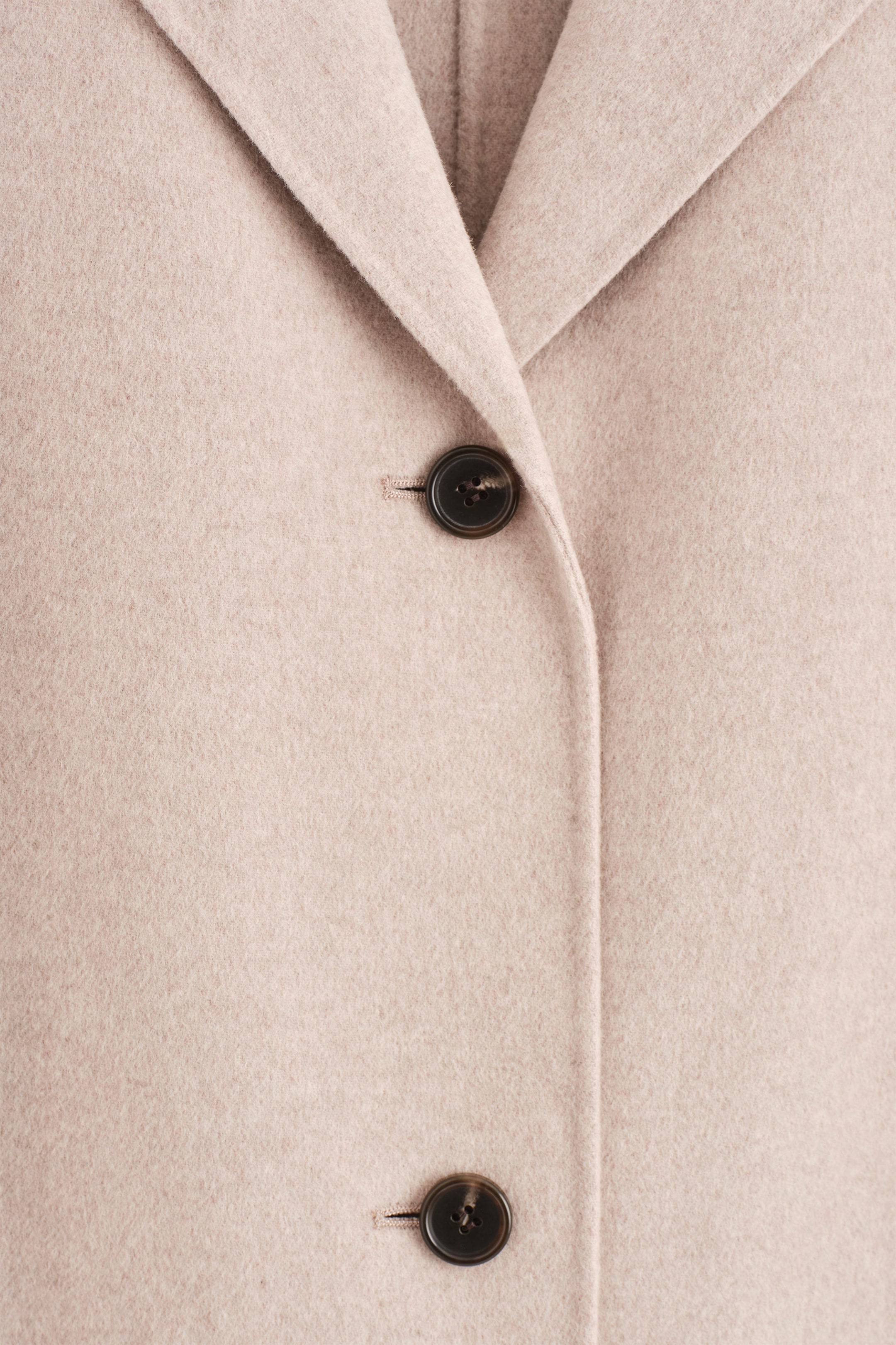 DOUBLE-FACED WOOL LONG COAT