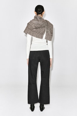 VALLEY CROPPED BOOTCUT JEANS — BLACK 4