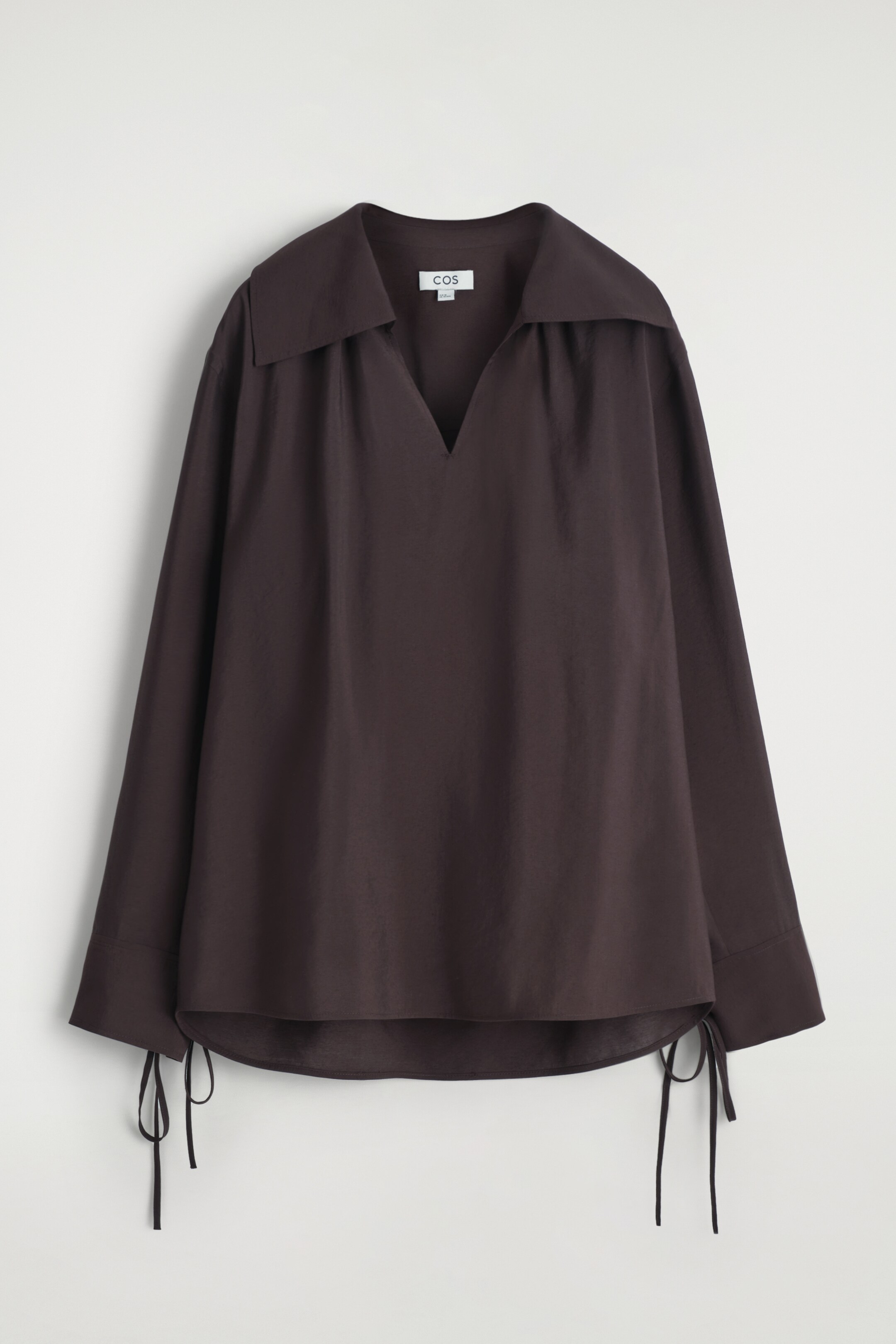 Vezi imaginea mai mare: BLUZĂ DIN MODAL CU GULER LAT - MARRON ÎNCHIS - FEMEI | H&M RO 7
