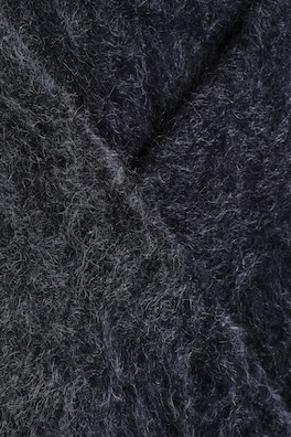 BRUSHED PURE CASHMERE TRIANGLE SCARF — DARK GRAY 2