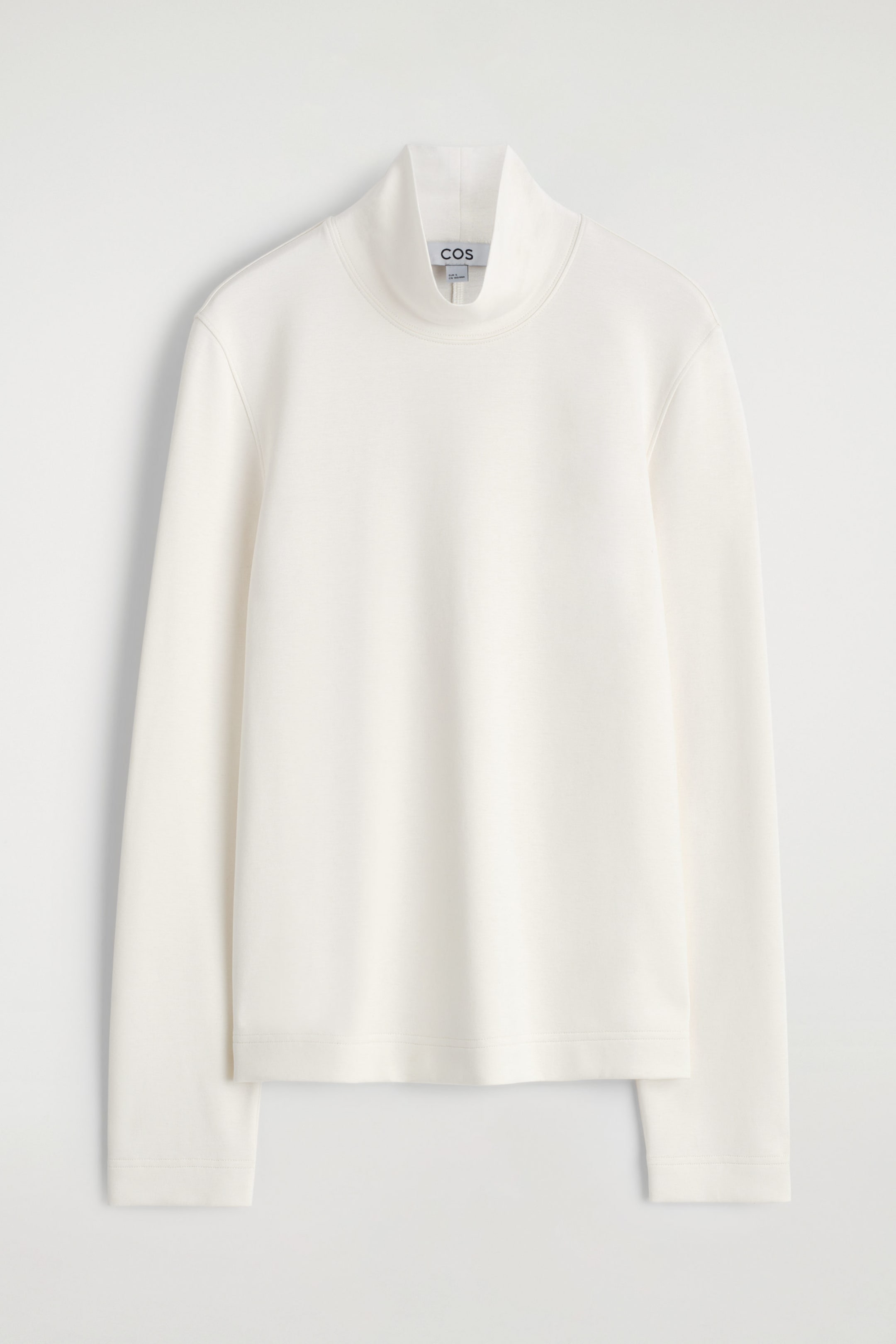 HIGH-NECK JERSEY TOP