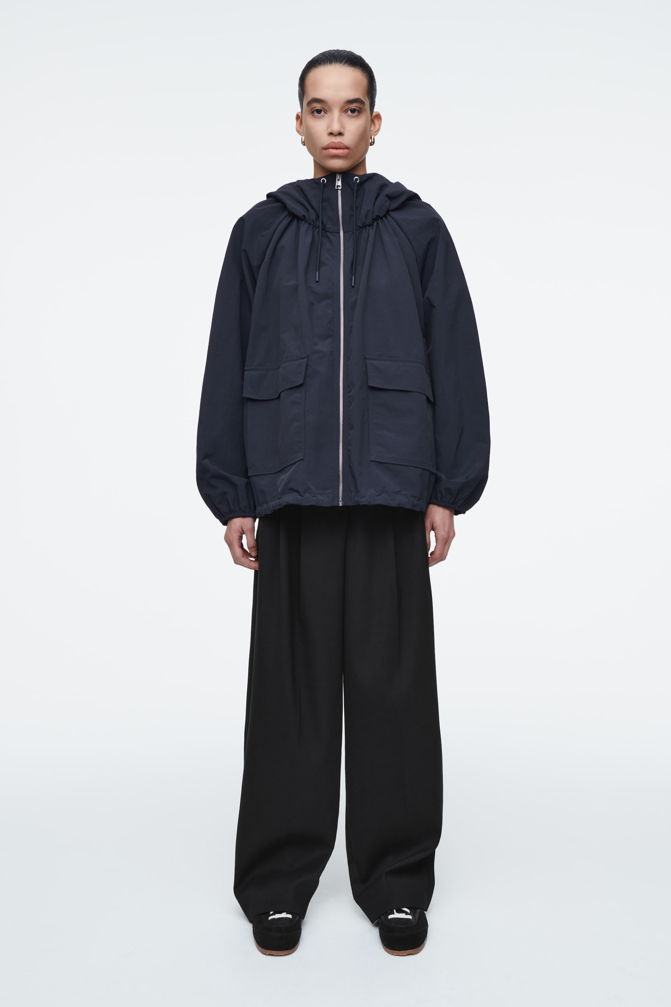 Größeres Bild ansehen: PARKA AUS FUNKTIONSMATERIAL MIT KAPUZE - NAVYBLAU - Ladies | H&M DE 5