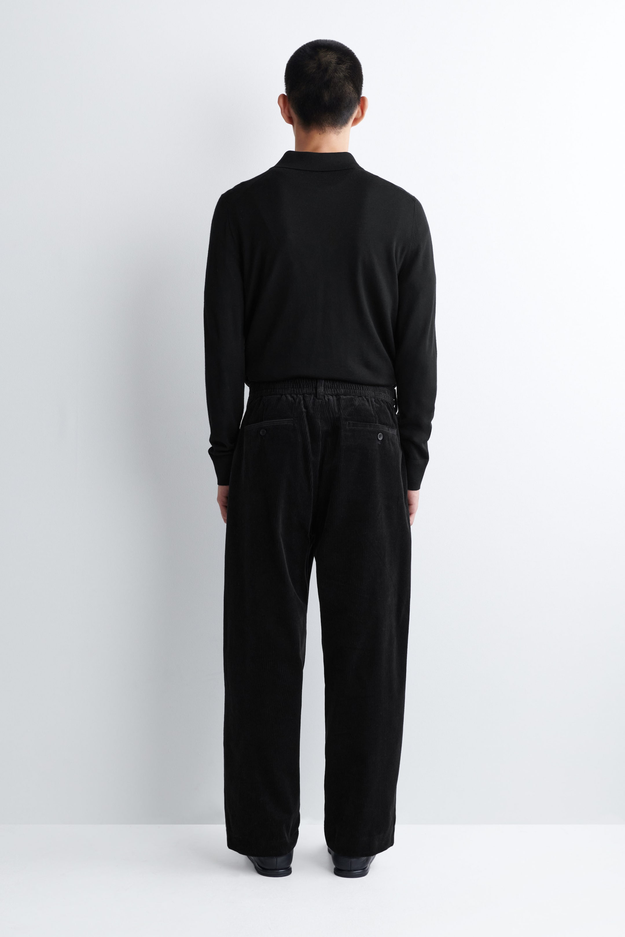 CORDUROY WIDE-LEG PANTS