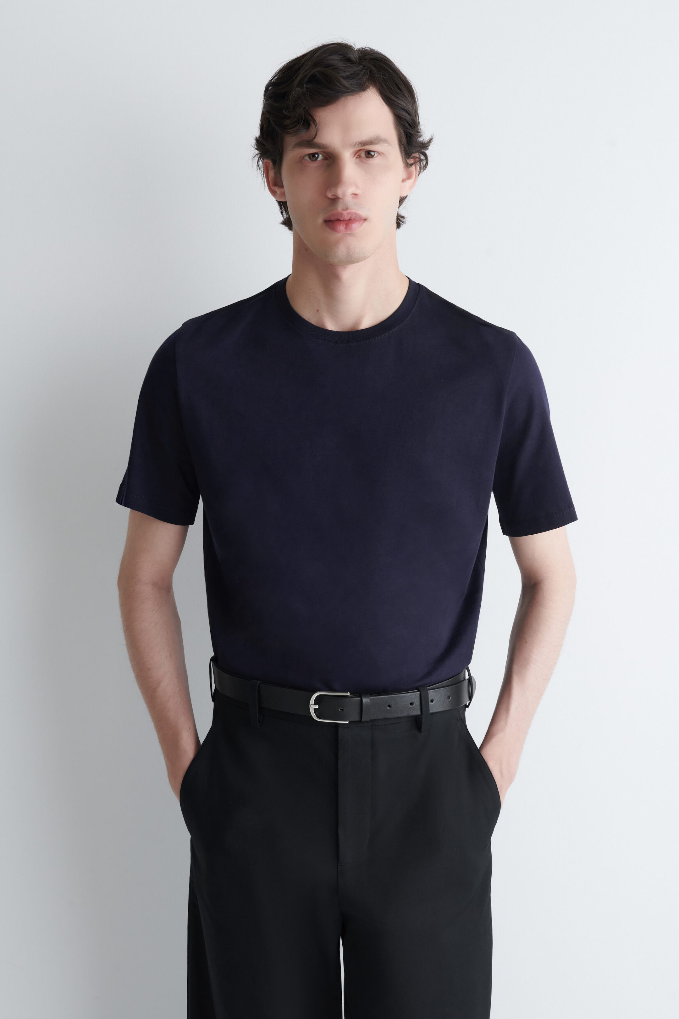3-PACK COTTON CREW-NECK T-SHIRTS