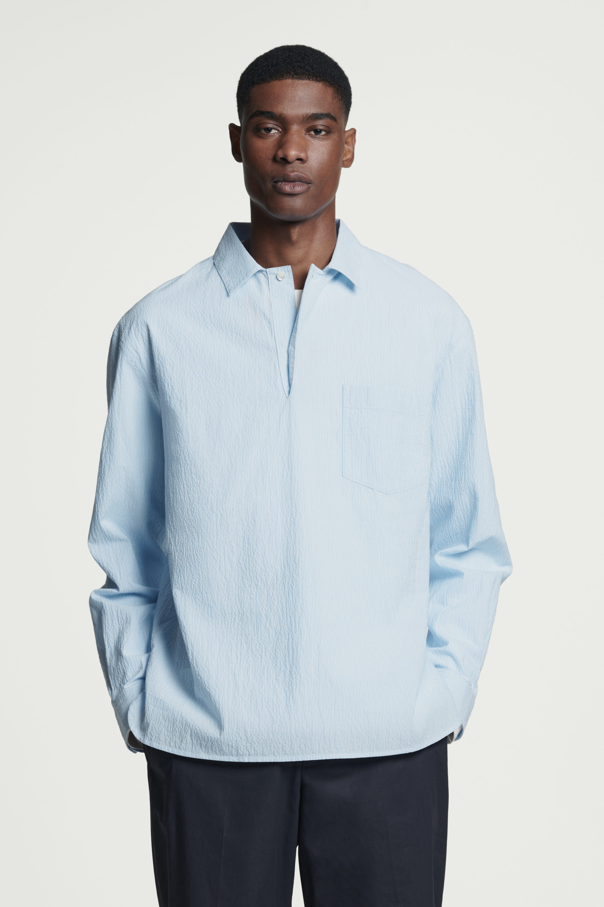 ☆ ☆ Cotton relaxed shirt CGPZA002-J01-196864-1400px-