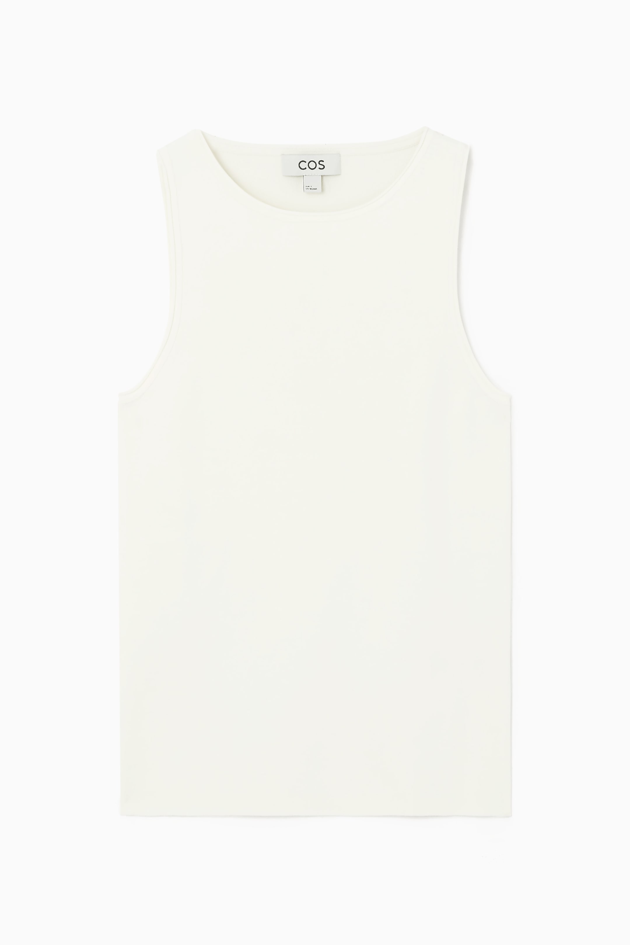 View larger image: TUBULAR KNITTED TANK TOP - IVORY - Ladies | H&M GB 8