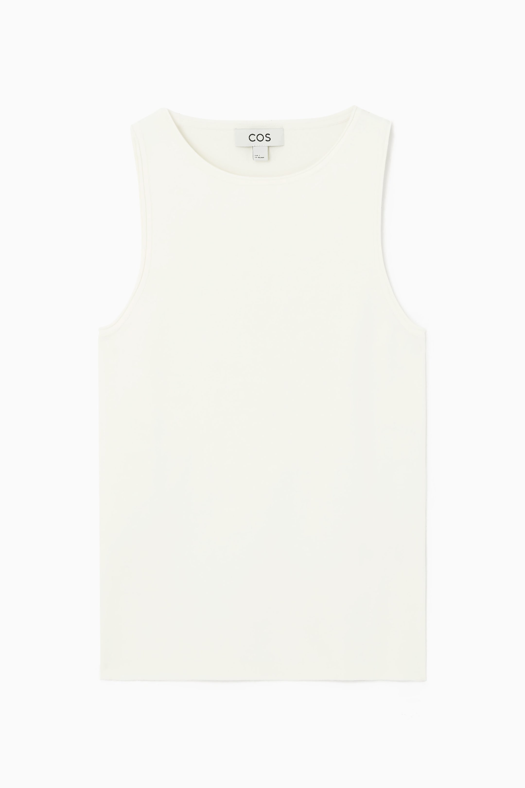 STRICK-TANKTOP MIT RÖHRENFÖRMIGEN BESÄTZEN