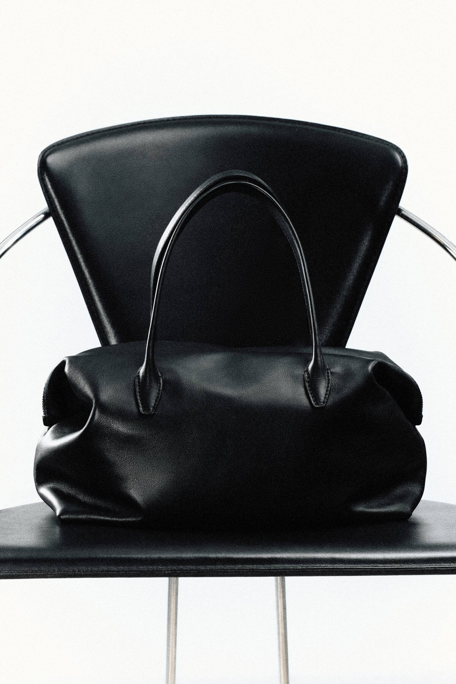 BOWLINGOVÁ TAŠKA MONTMARTRE - KŮŽE - ČERNÁ - 5