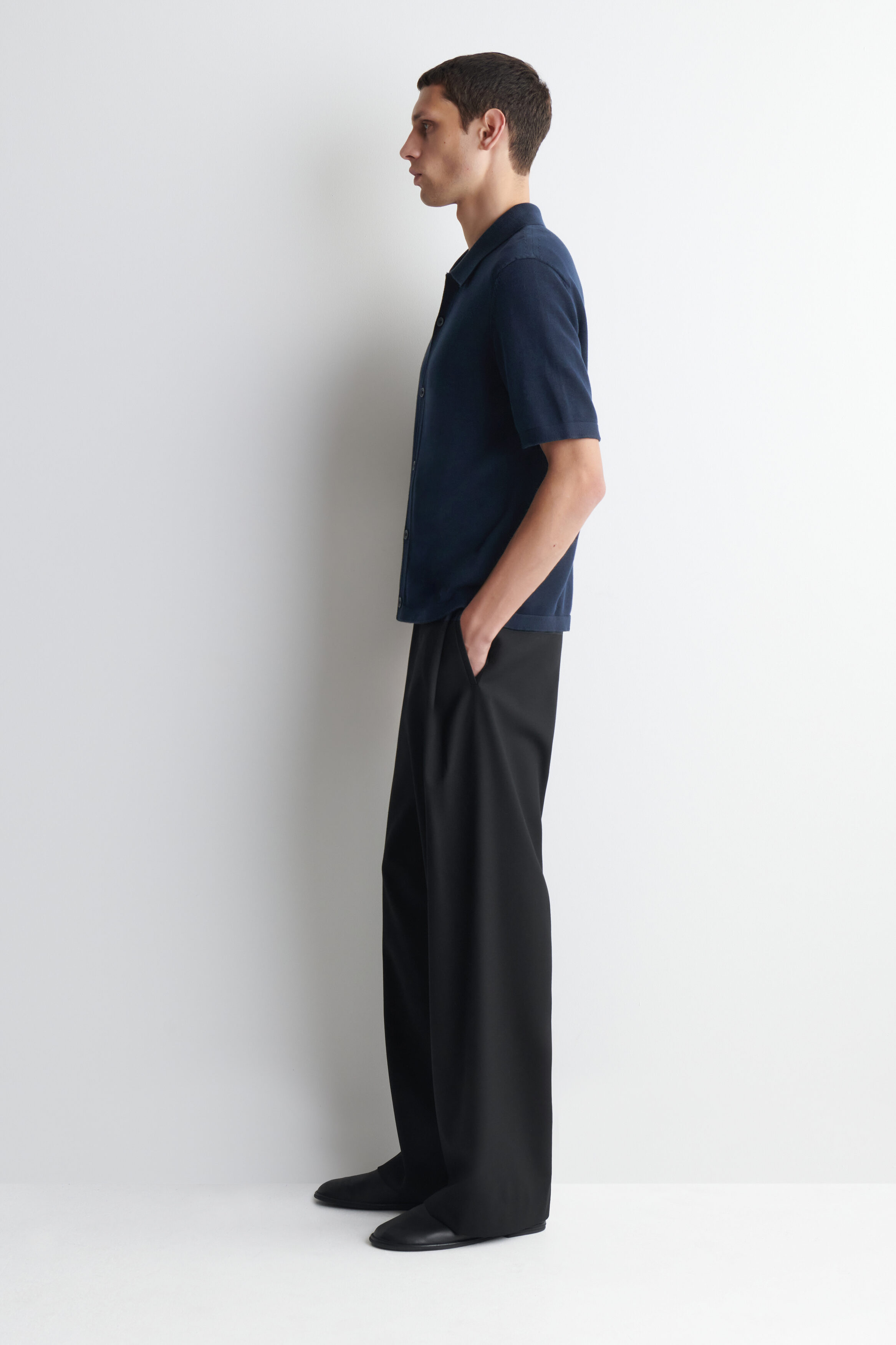 KNITTED COTTON SHIRT - thumbnail 4
