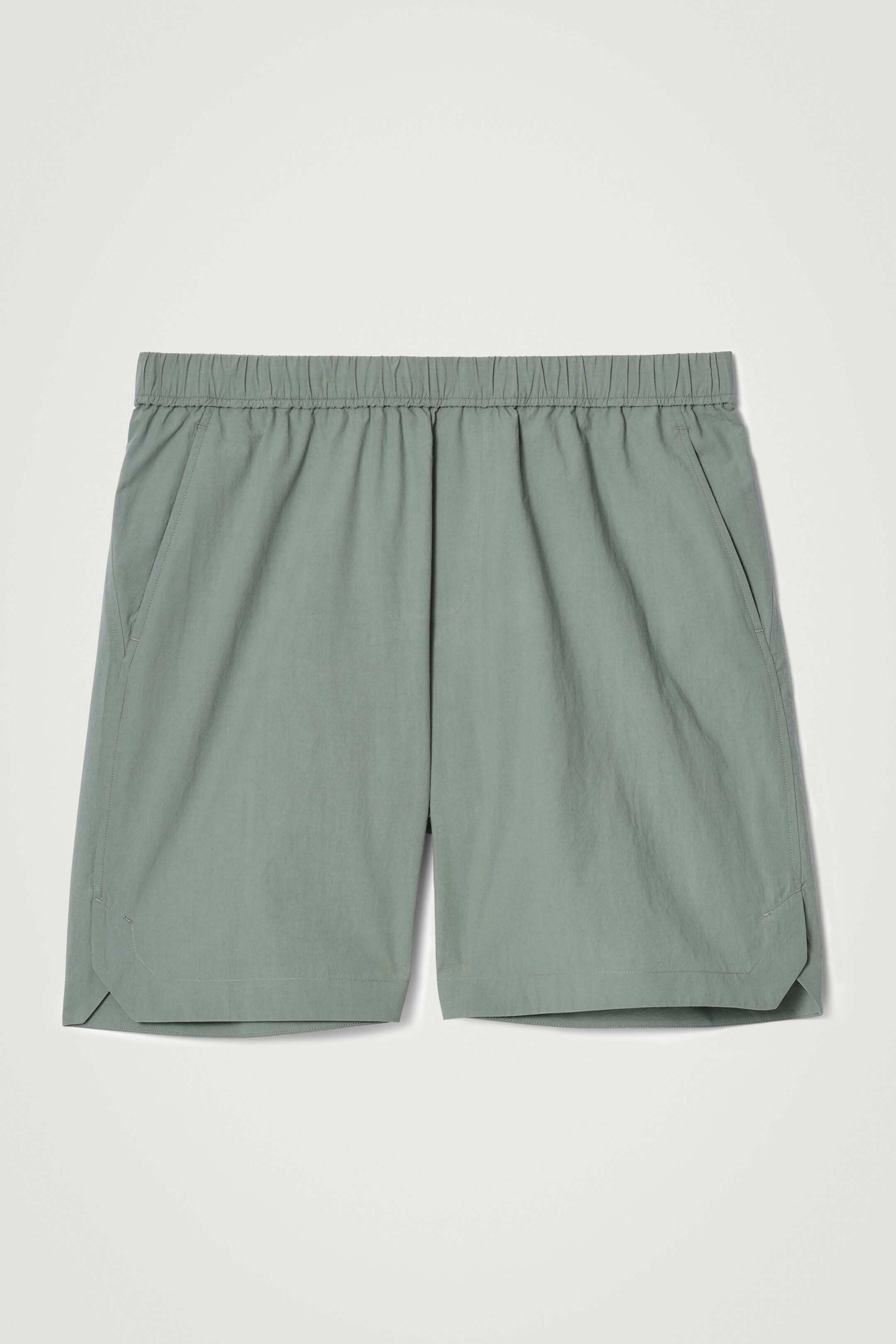 View larger image: PIMA COTTON ELASTICATED SHORTS - GREEN - Men | H&M GB 6