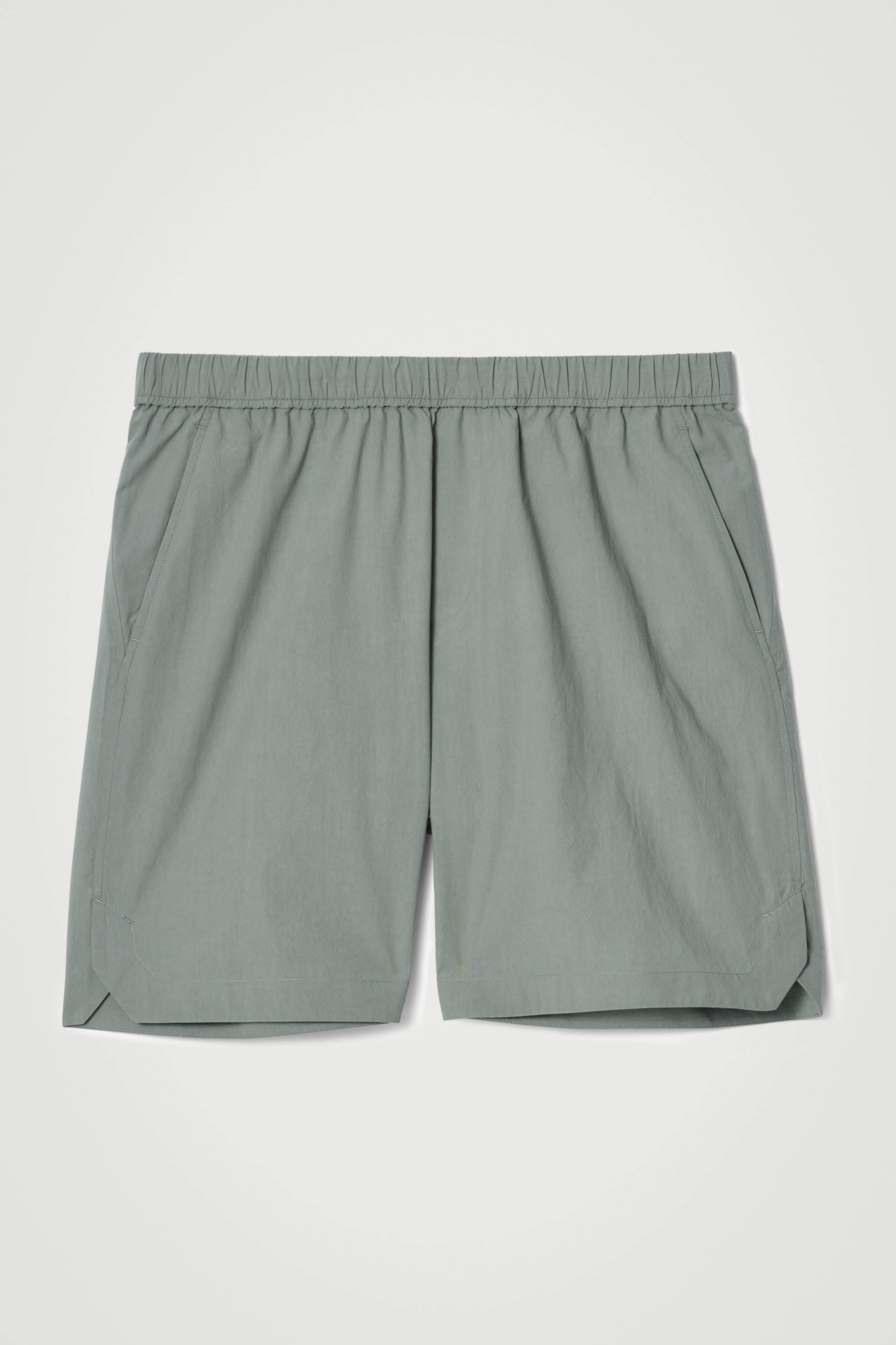 View larger image: PIMA COTTON ELASTICATED SHORTS - GREEN - Men | H&M GB 6